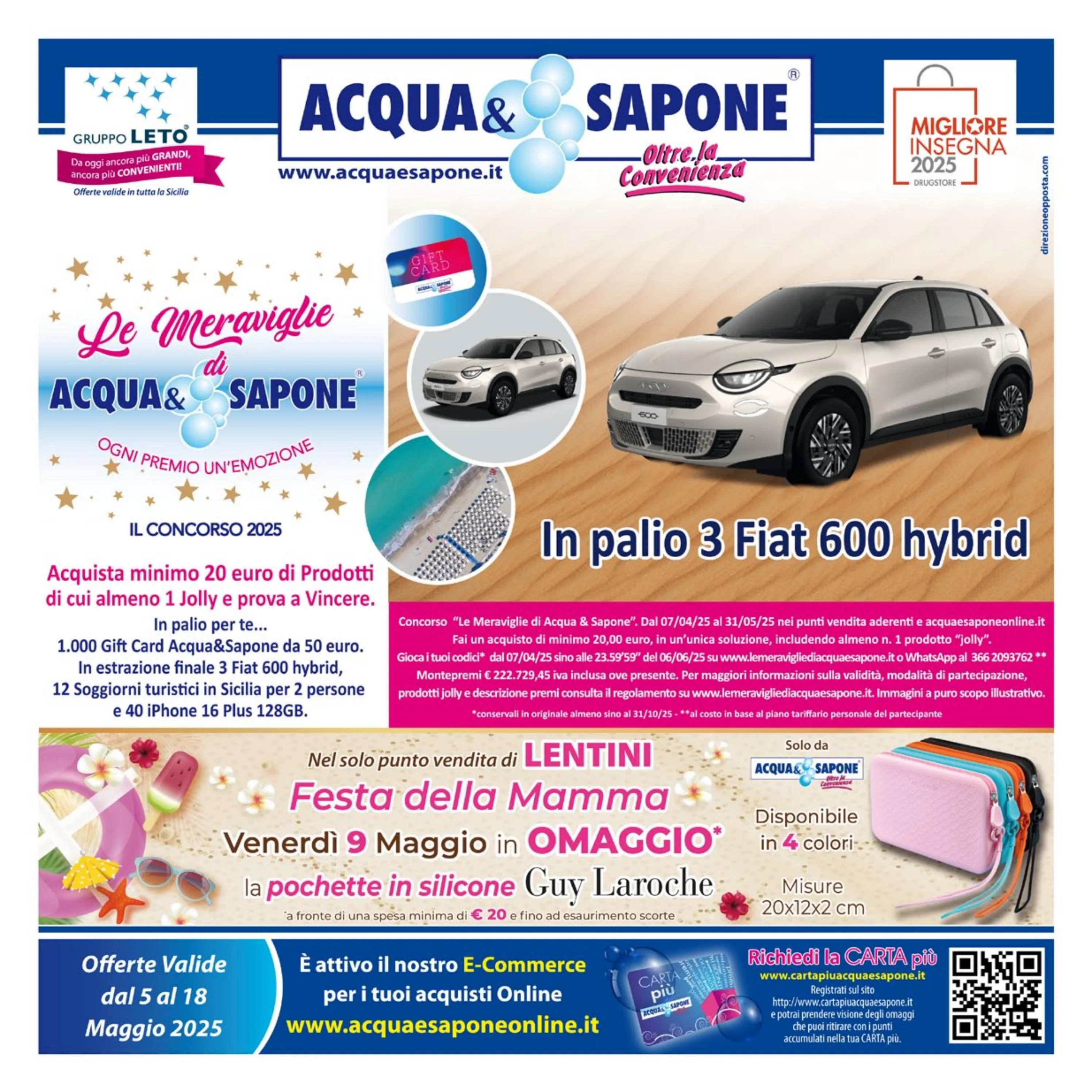 acqua-e-sapone - Volantino Acqua e Sapone valido dal 05/05 al 18/05 - page: 1