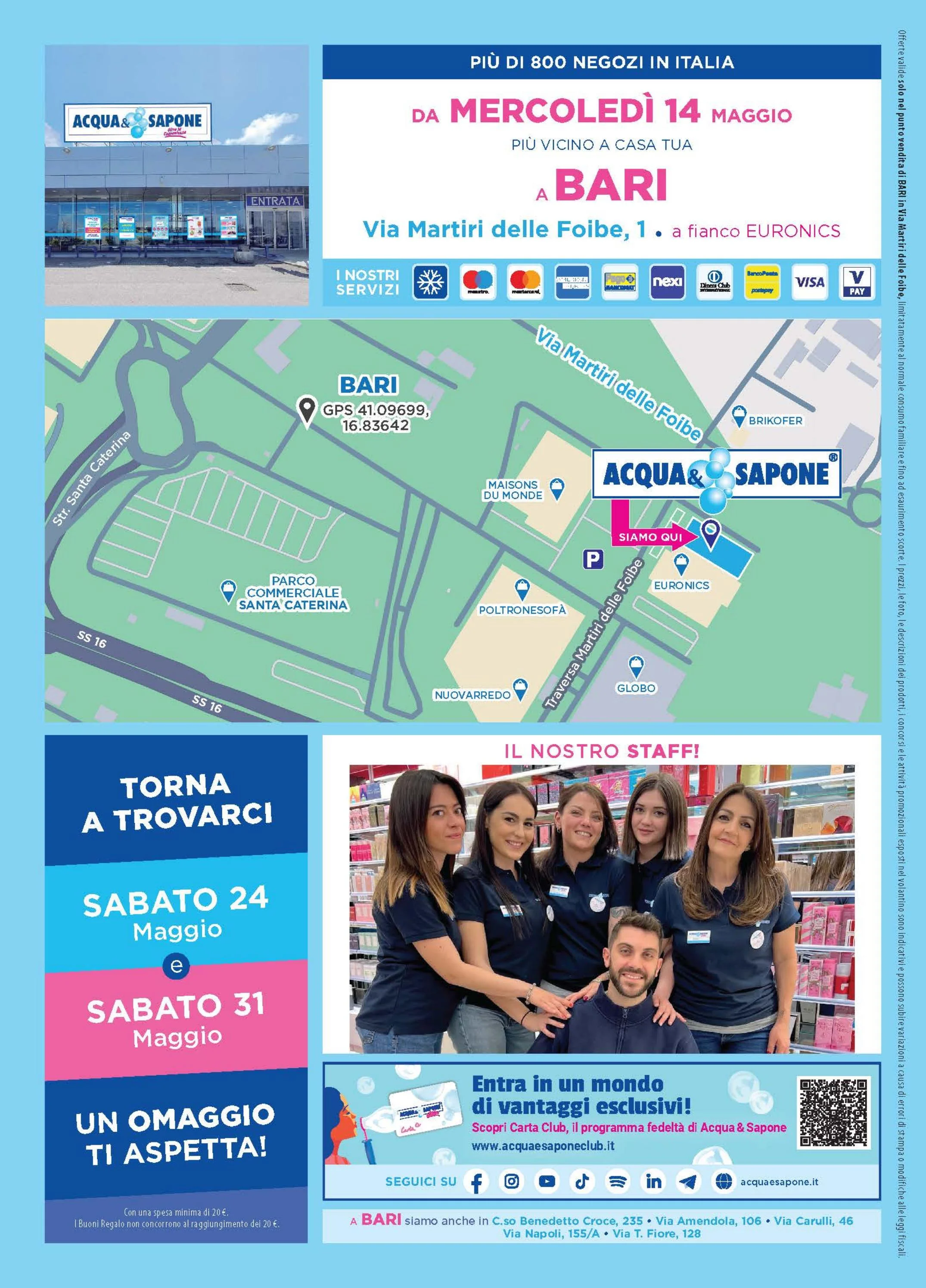 acqua-e-sapone - Volantino Acqua e Sapone - Nuova apertura Bari valido dal 14/05 al 01/06 - page: 8