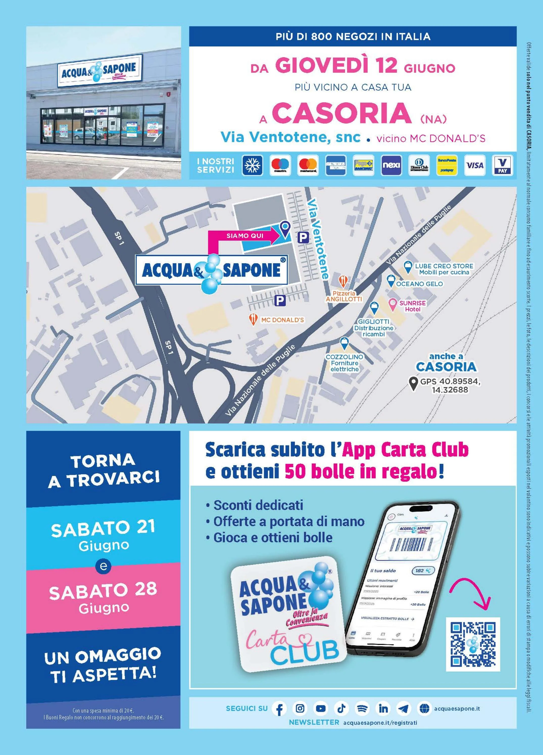 acqua-e-sapone - Volantino Acqua e Sapone - Nuova apertura Casoria valido dal 12/06 al 01/07 - page: 8
