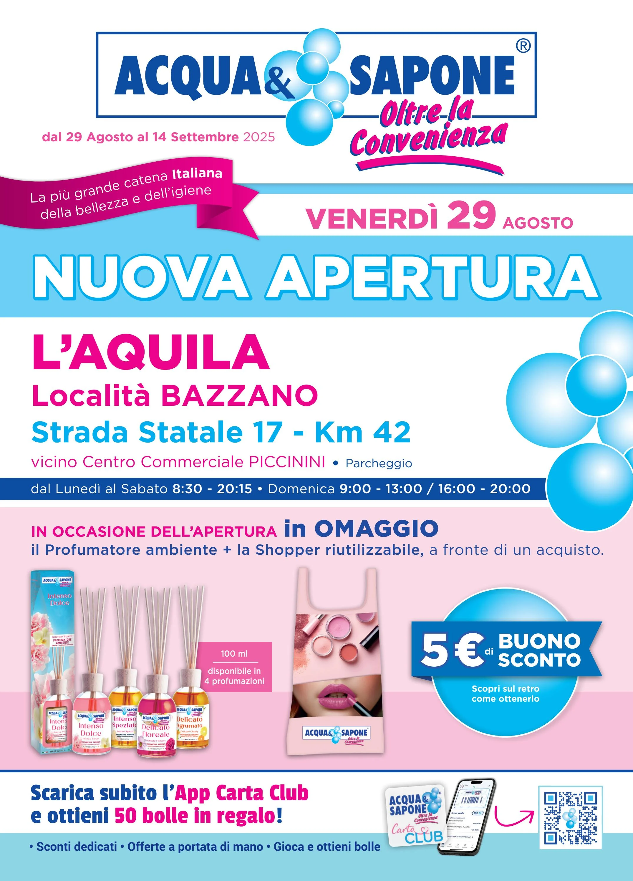 acqua-e-sapone - Volantino Acqua e Sapone - L'Aquila valido dal 29/08 al 14/09
