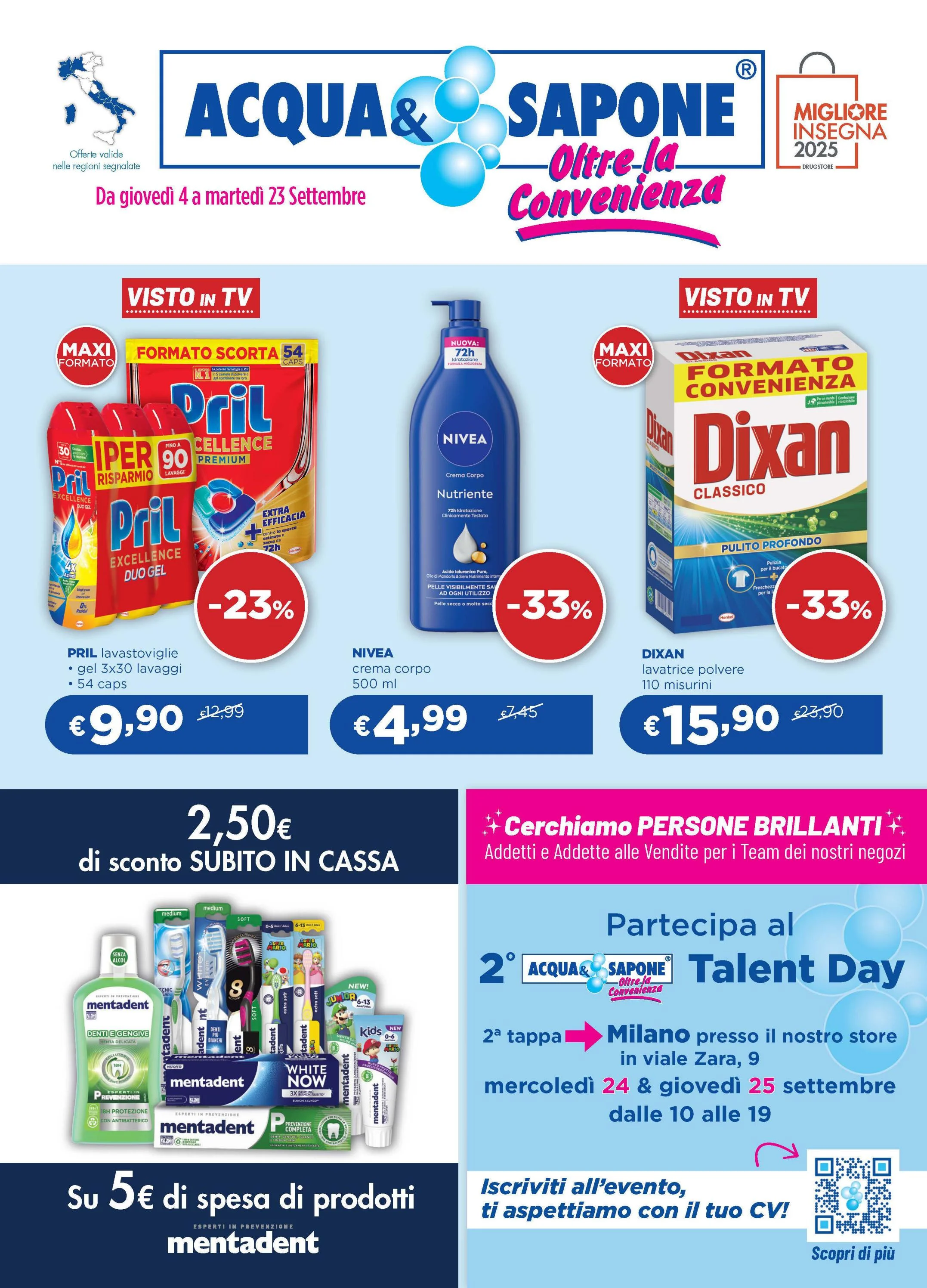 acqua-e-sapone - Volantino Acqua e Sapone valido dal 04/09 al 23/09