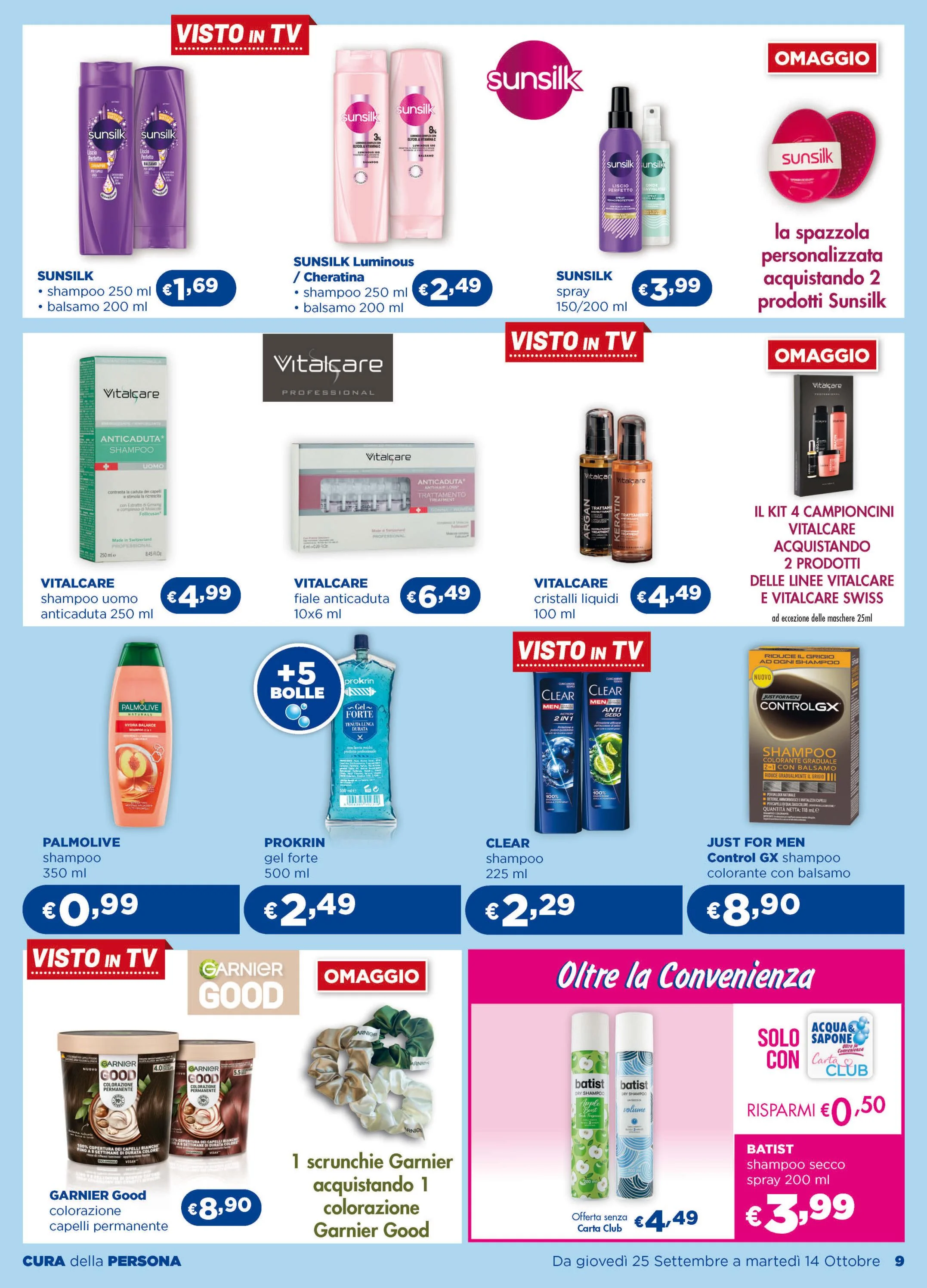 acqua-e-sapone - Volantino Acqua e Sapone - 40 Giorni valido dal 25/09 al 14/10 - page: 9