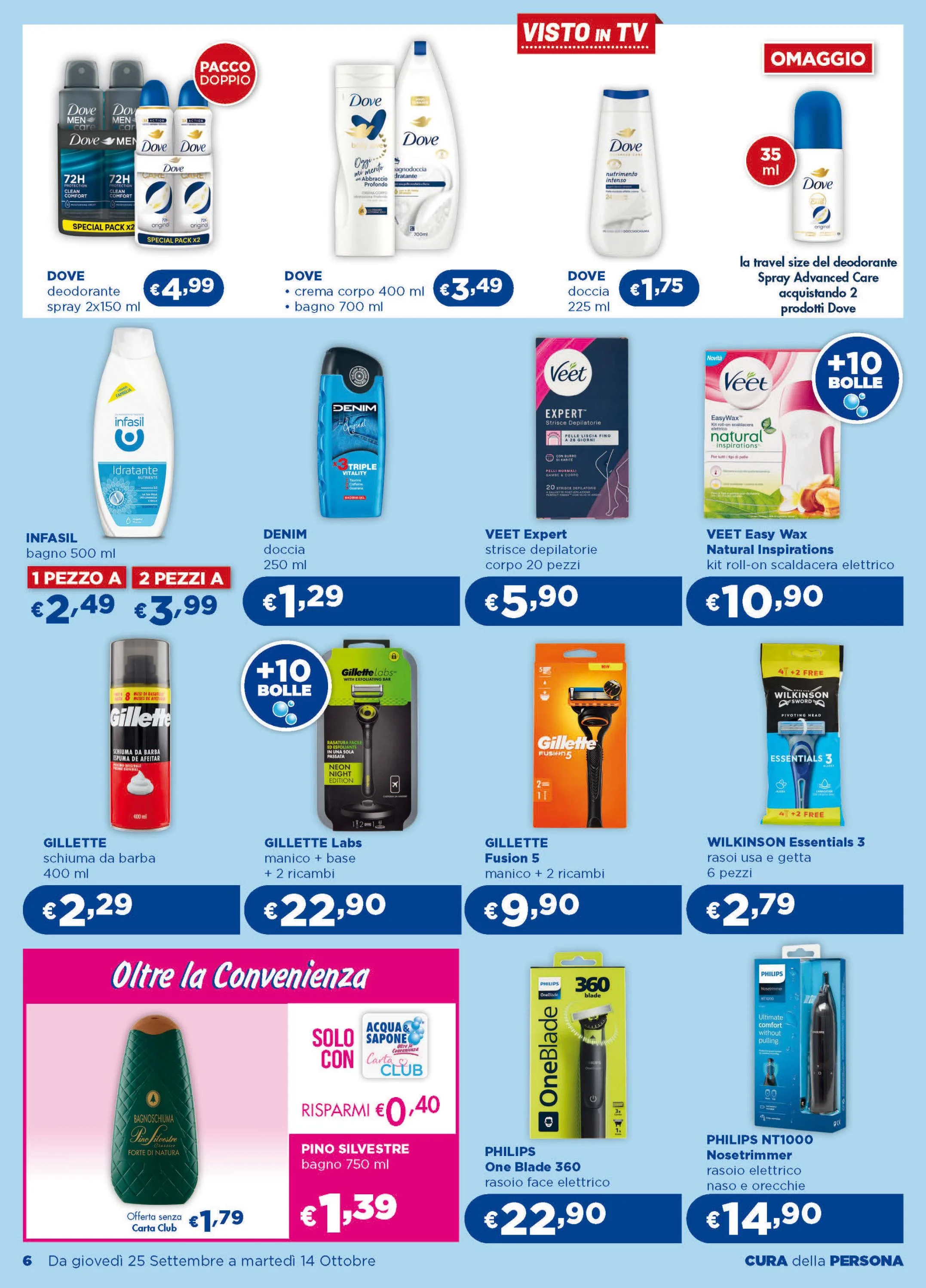 acqua-e-sapone - Volantino Acqua e Sapone - 40 Giorni valido dal 25/09 al 14/10 - page: 6