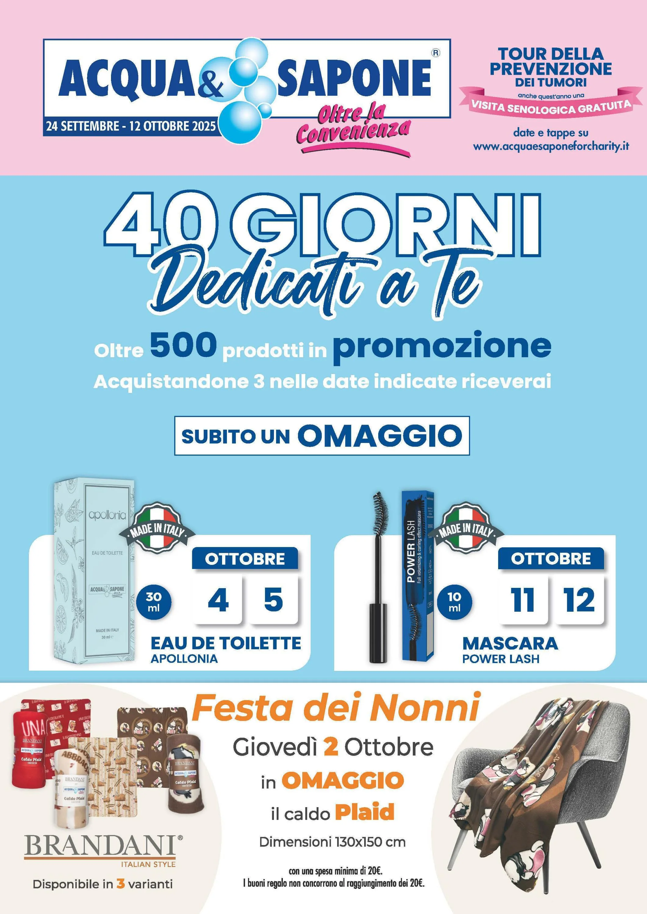 acqua-e-sapone - Volantino Acqua e Sapone valido dal 24/09 al 12/10