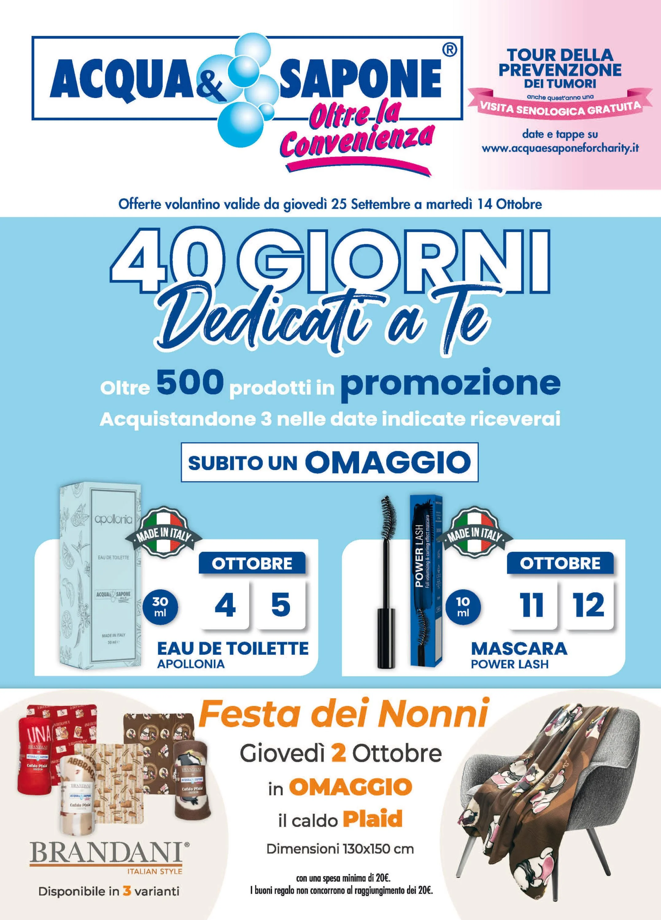acqua-e-sapone - Volantino Acqua e Sapone - Varese e Cagliari valido dal 25/09 al 14/10