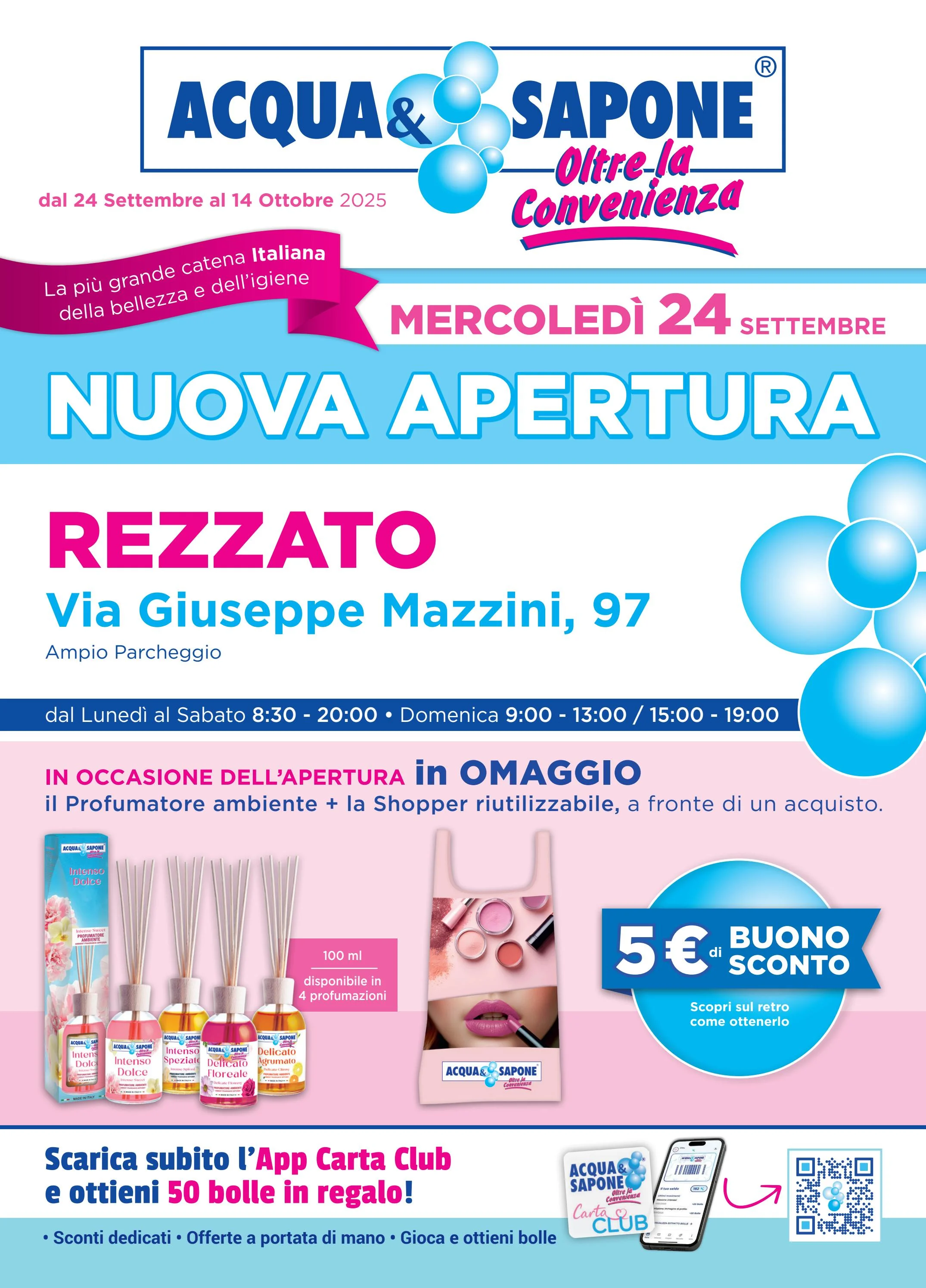 acqua-e-sapone - Volantino Acqua e Sapone - Rezzato valido dal 24/09 al 14/10 - page: 1