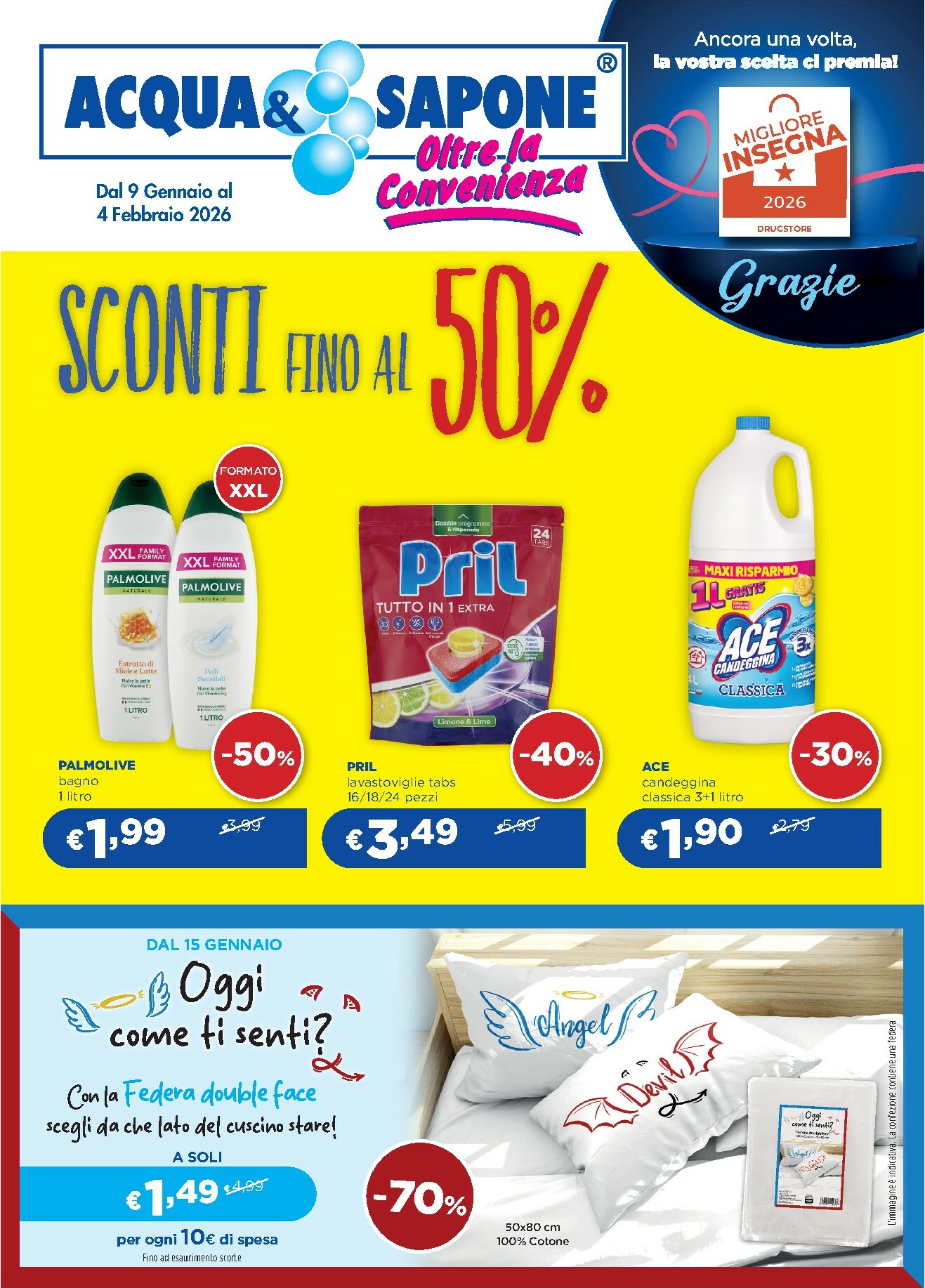 acqua-e-sapone - Volantino Acqua e Sapone valido dal 09/01 al 04/02
