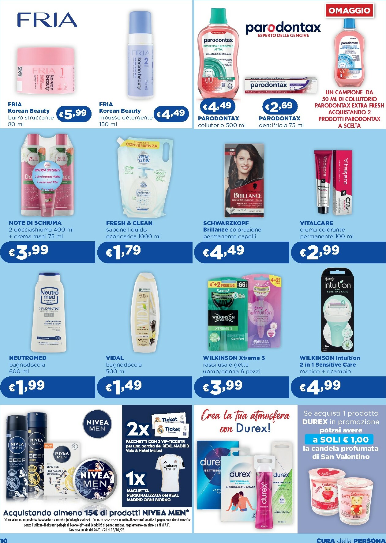 acqua-e-sapone - Volantino Acqua e Sapone - Abruzzo, Basilicata, Campania, Calabria, Lazio, Liguria, Lombardia, Marche, Molise, Piemonte, Puglia, Sardegna, Valle d’Aosta e Arezzo valido dal 05/02/2026 al 25/02/2026 - page: 10