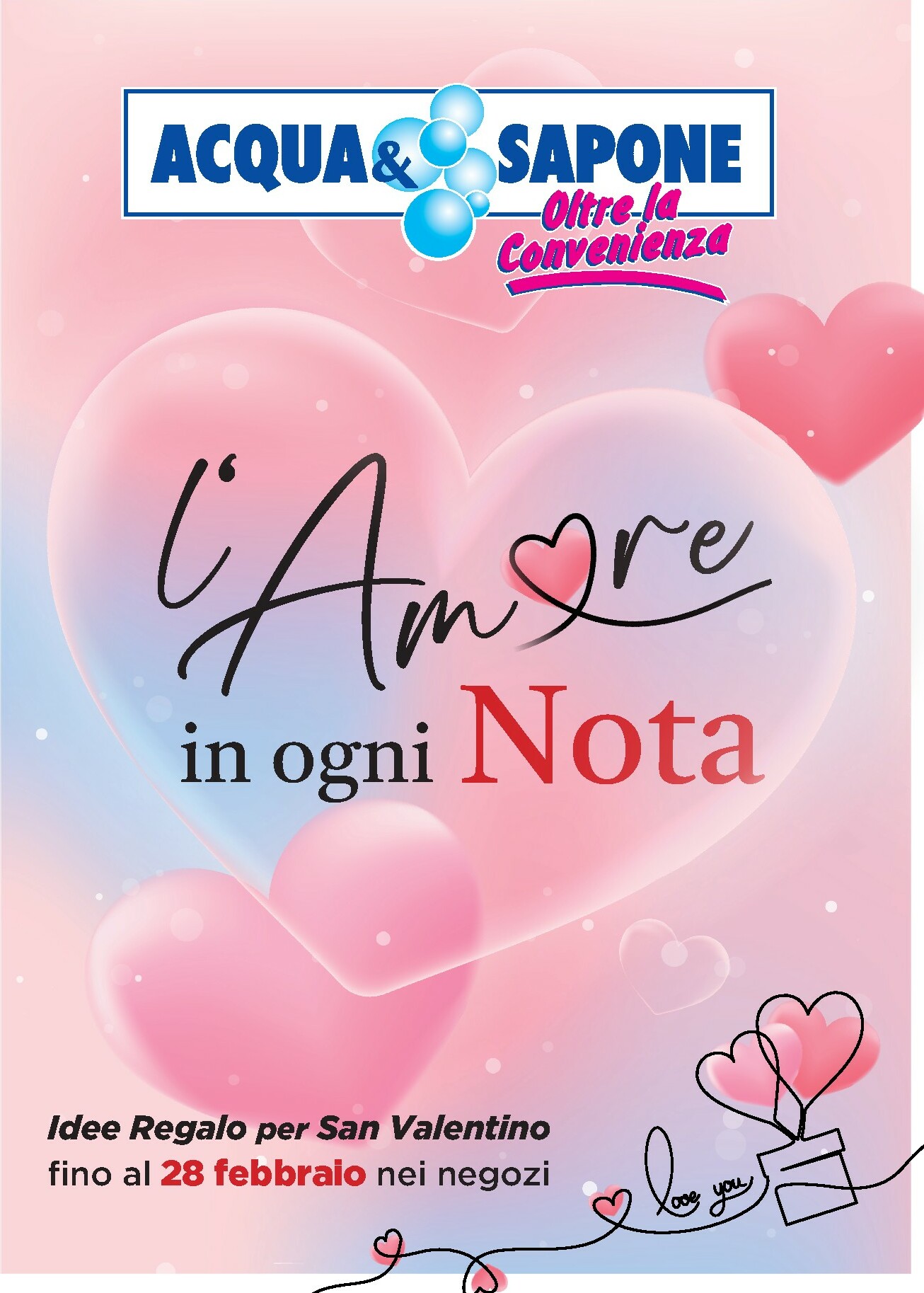 acqua-e-sapone - Volantino Acqua e Sapone - San Valentino valido dal 09/02/2026 al 28/02/2026 - page: 1