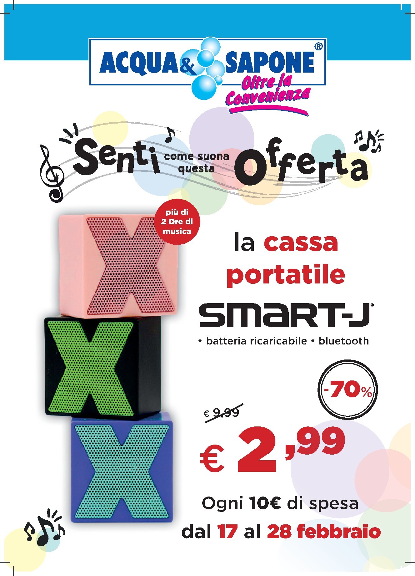 acqua-e-sapone - Volantino Acqua e Sapone - Smart-J valido dal 17/02/2026 al 28/02/2026