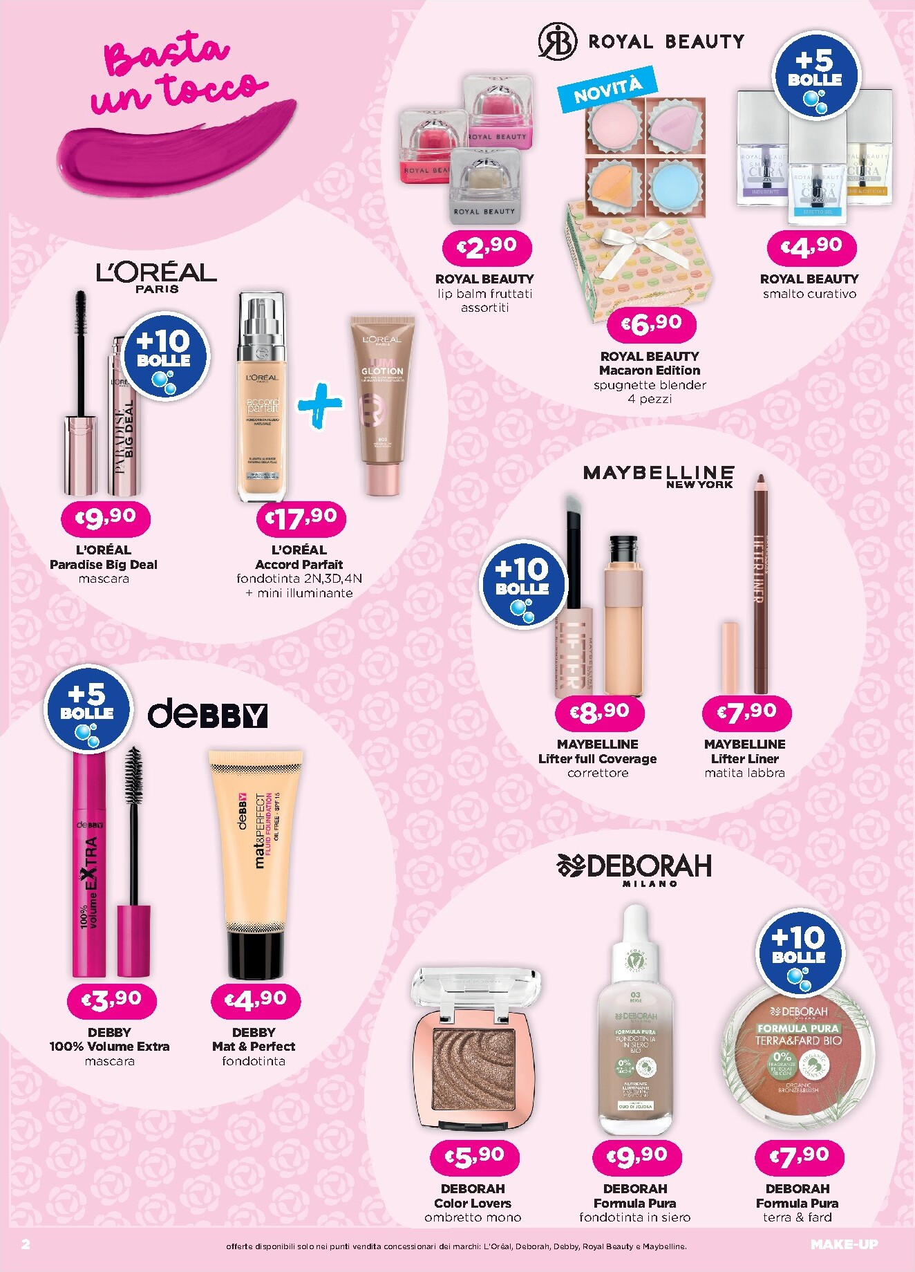 acqua-e-sapone - Volantino Acqua e Sapone - Abruzzo, Basilicata, Campania, Calabria, Lazio, Liguria, Lombardia, Marche, Molise, Piemonte, Puglia, Sardegna e Valle d’Aosta valido dal 18/03/2026 al 08/04/2026 - page: 2