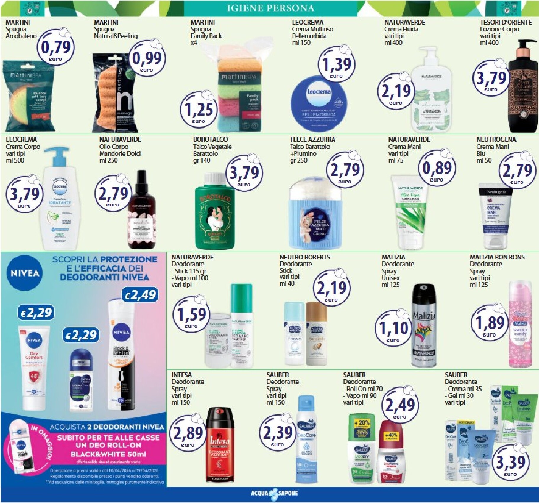 acqua-e-sapone - Volantino Acqua e Sapone - Carini valido dal 26/03/2026 al 05/04/2026 - page: 6