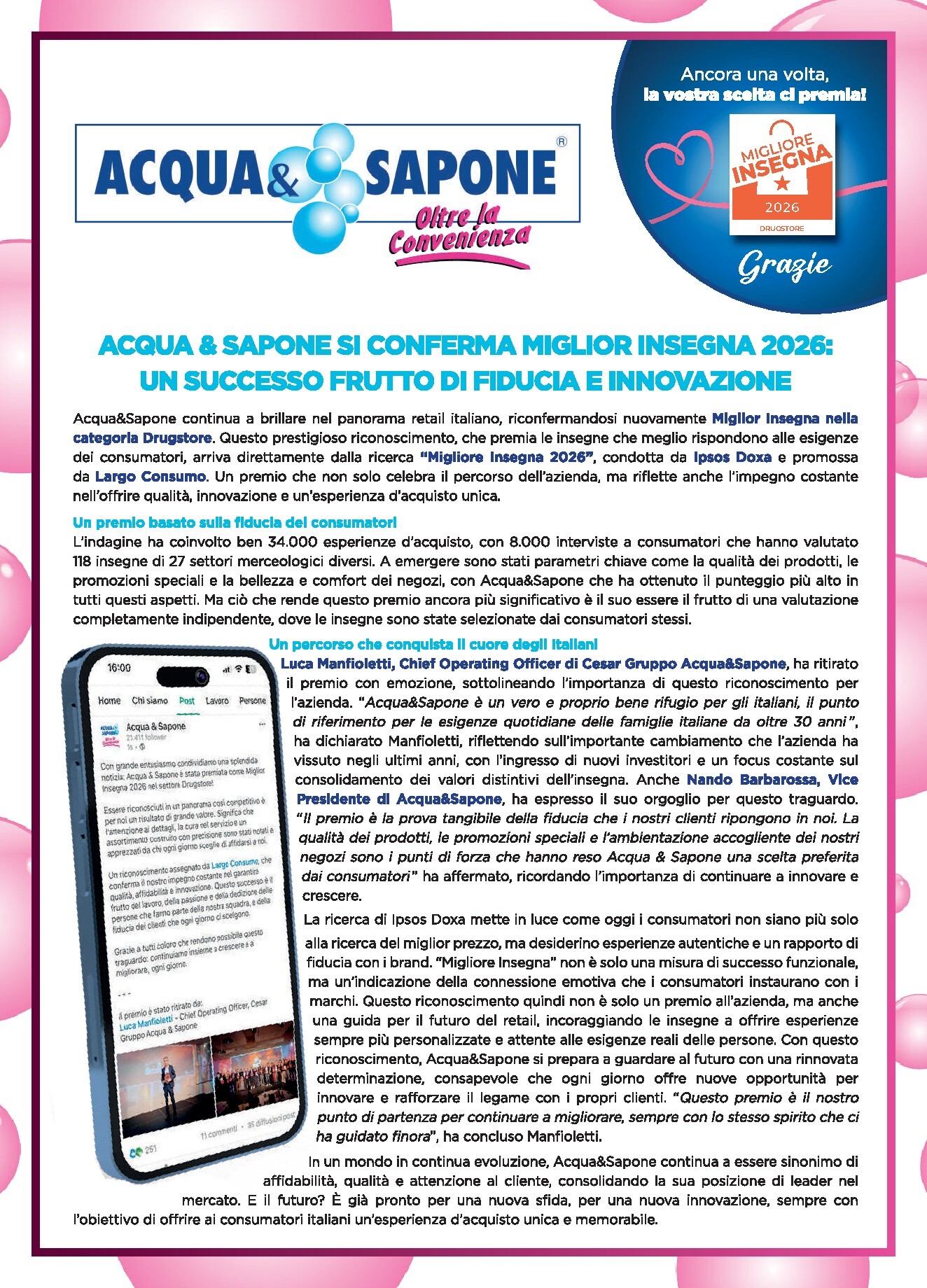 acqua-e-sapone - Volantino attuale di Acqua e Sapone valido dal domenica 26/04/2026 al sabato 16/05/2026 - page: 2