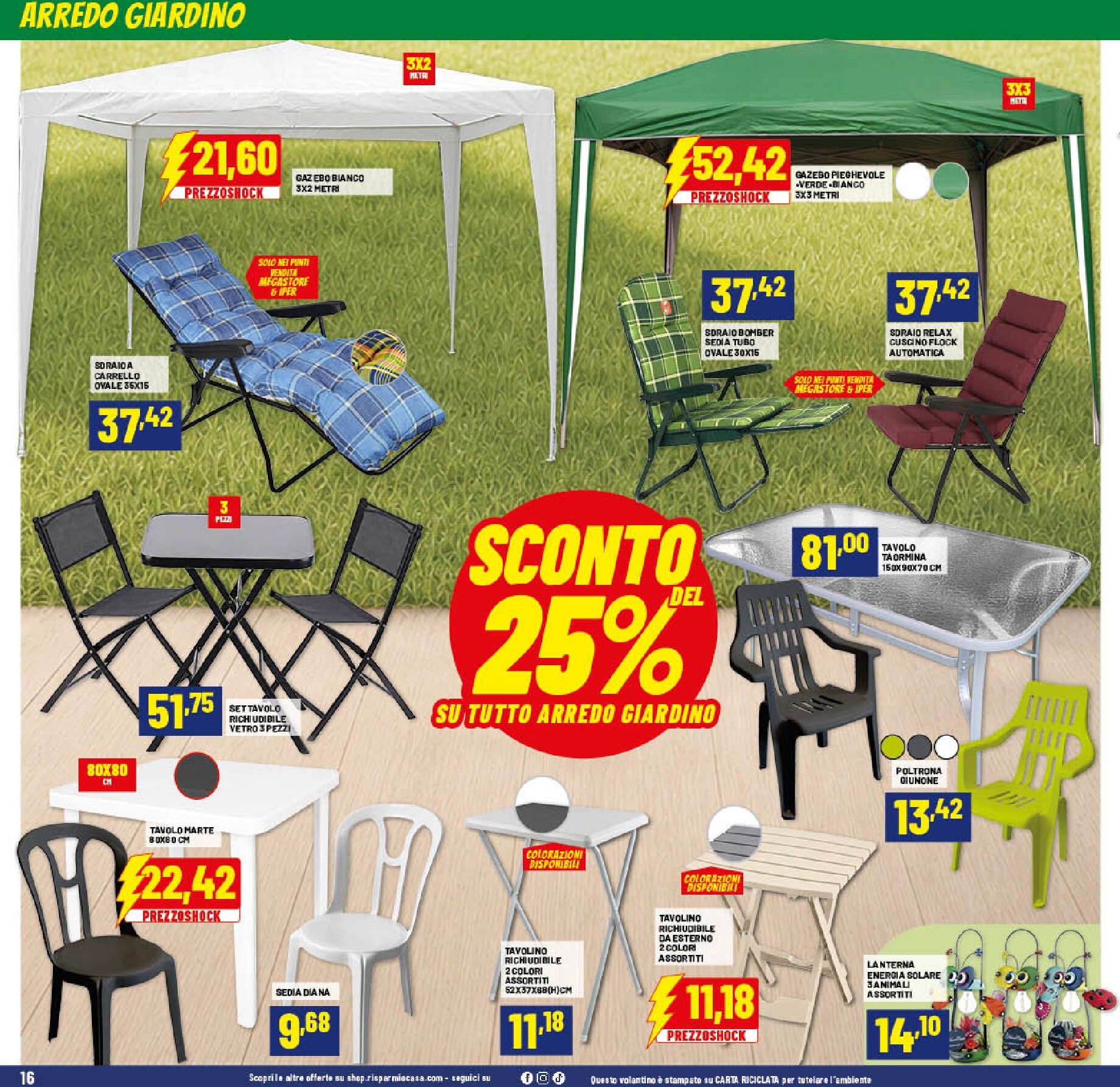 risparmio-casa - Volantino futuro Risparmio Casa valido dal mercoledì 22/07/2026 al domenica 09/08/2026 - page: 16