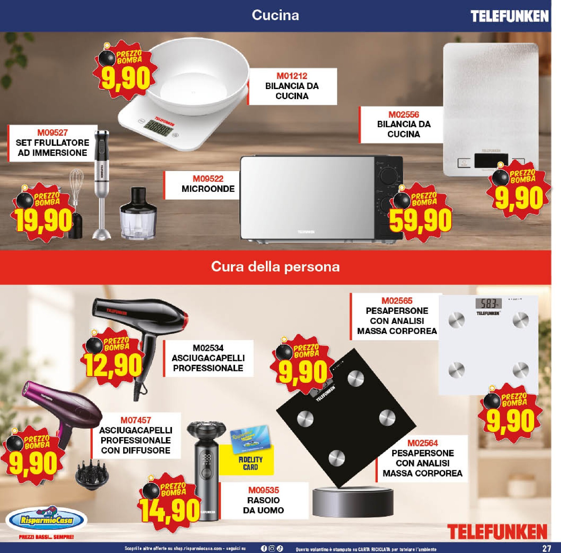 risparmio-casa - Volantino Risparmio Casa per la prossima settimana dal sabato 24/10/2026 al domenica 08/11/2026 - page: 27