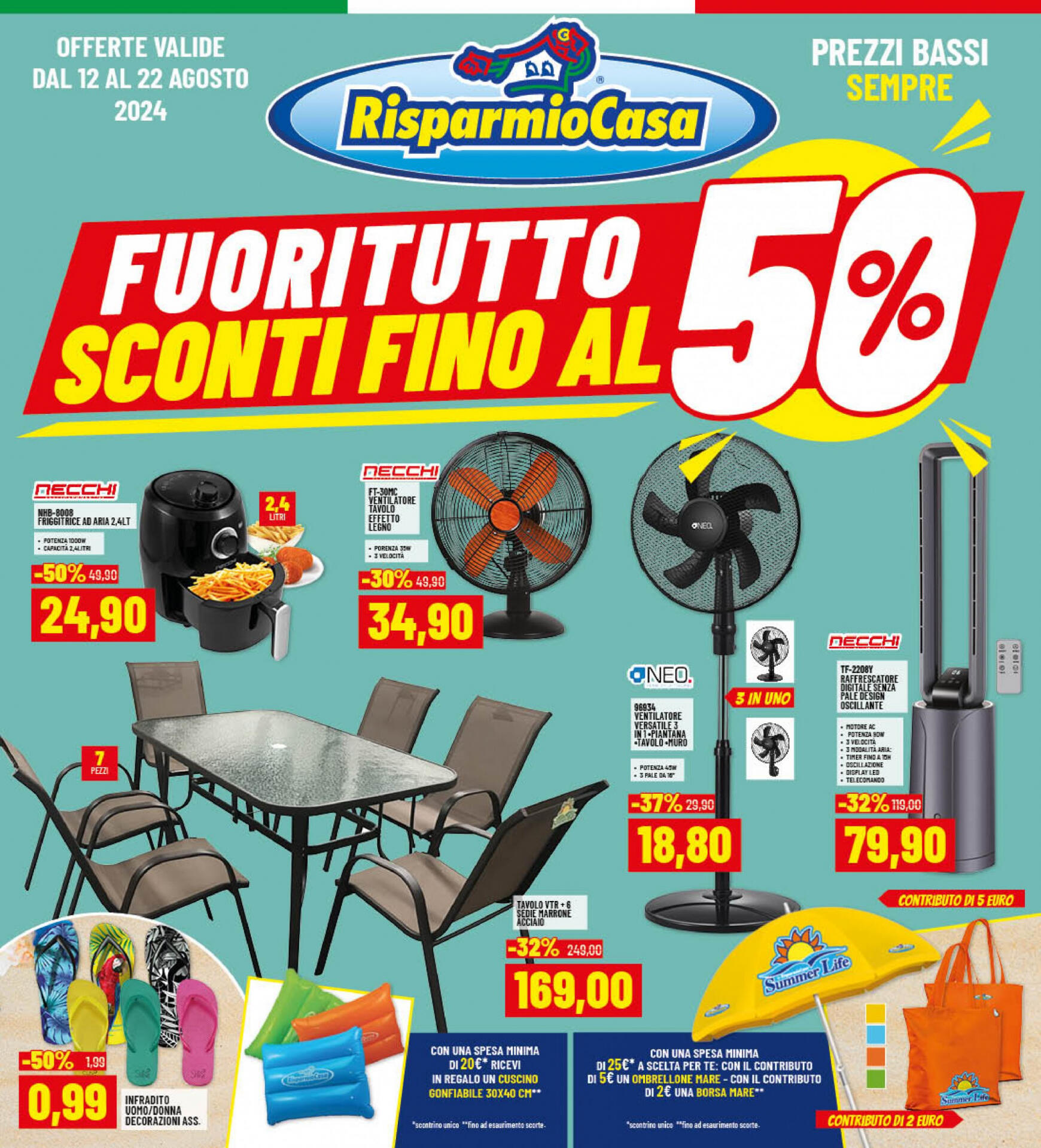 risparmio-casa - Nuovo volantino Risparmio Casa 12.08. - 22.08.