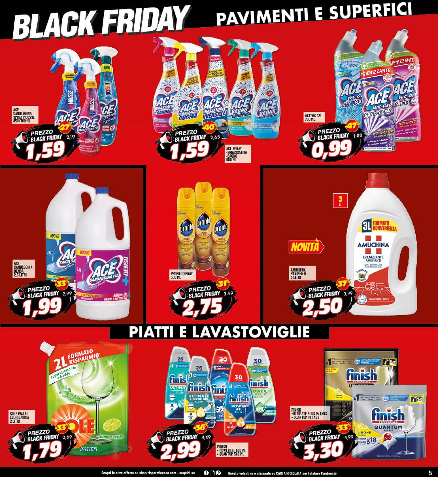 risparmio-casa - Volantino Risparmio Casa - Black Friday valido dal 14.11. al 21.11. - page: 5