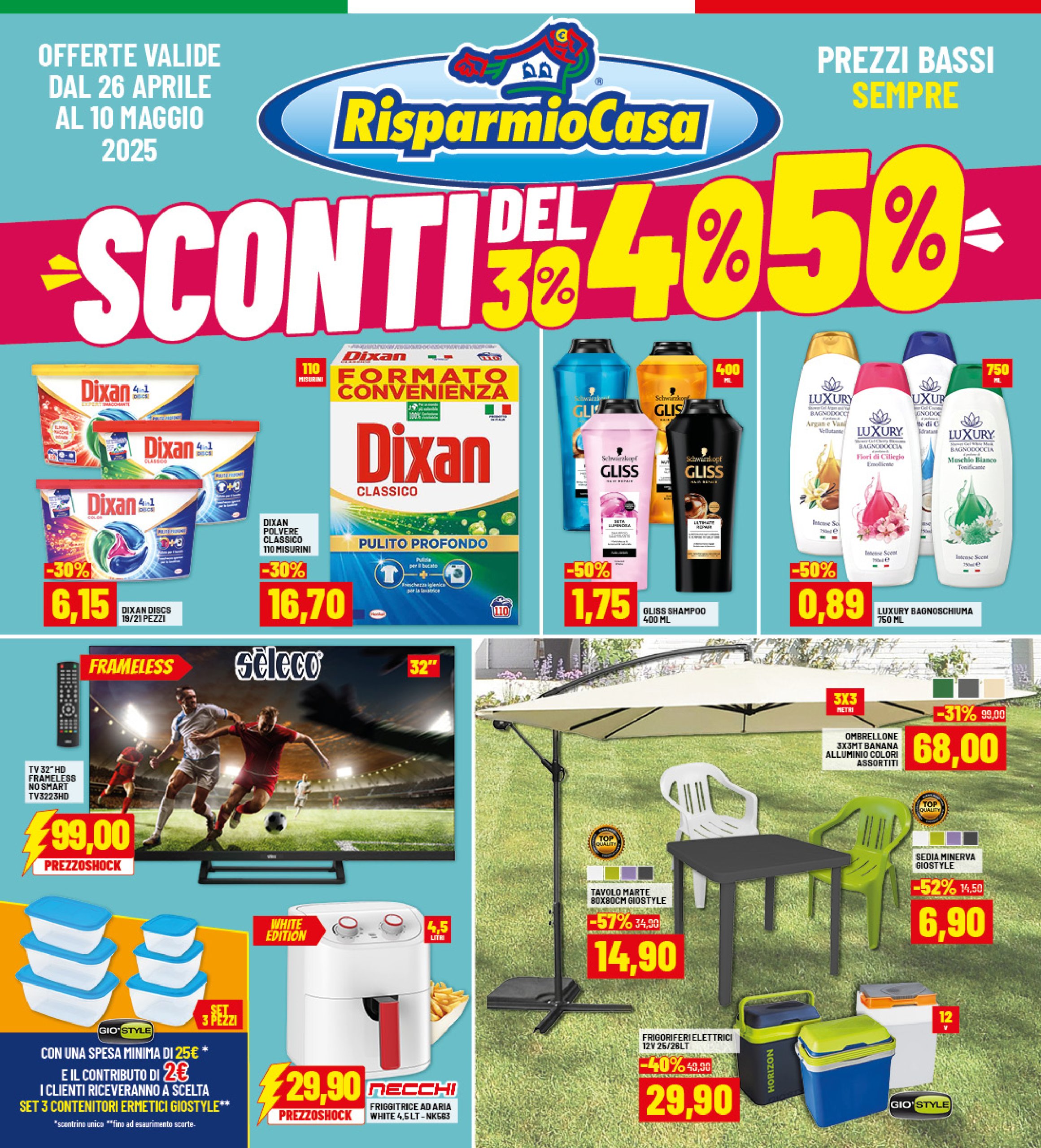 risparmio-casa - Volantino Risparmio Casa valido dal 26/04 al 10/05