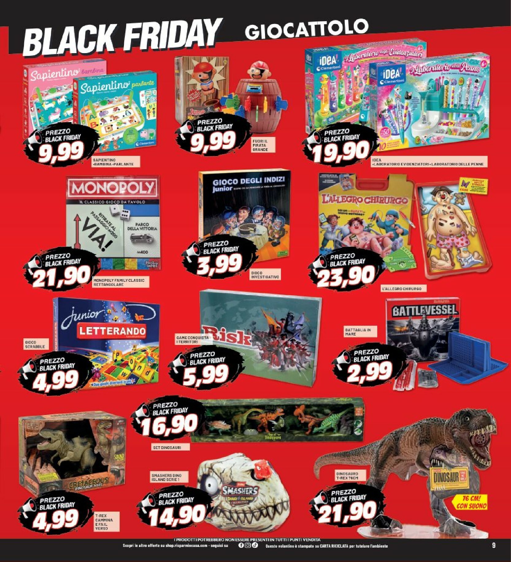 risparmio-casa - Volantino Risparmio Casa - Black Friday valido dal 13/11 al 20/11 - page: 9