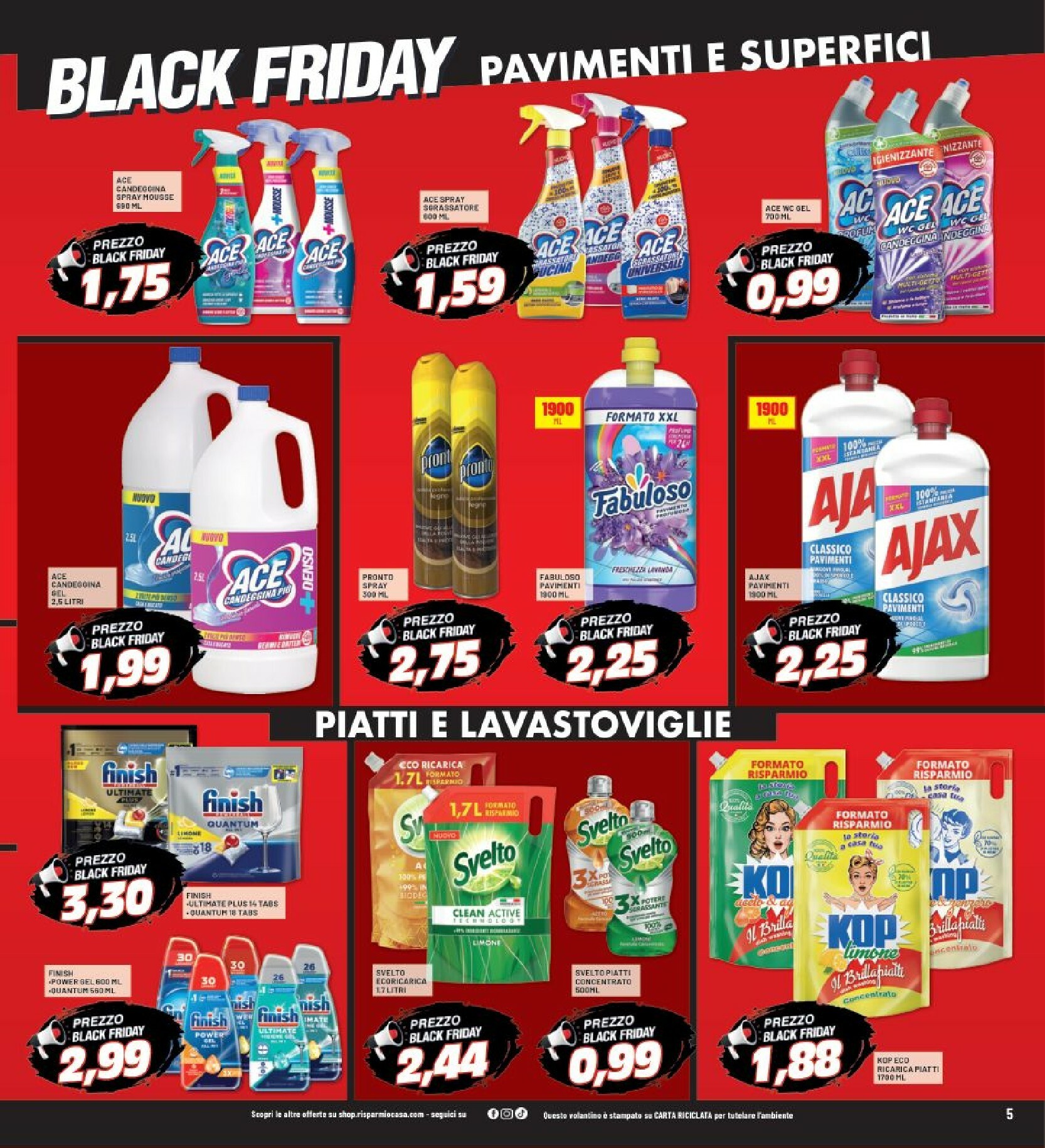 risparmio-casa - Volantino Risparmio Casa - Black Friday valido dal 13/11 al 20/11 - page: 5
