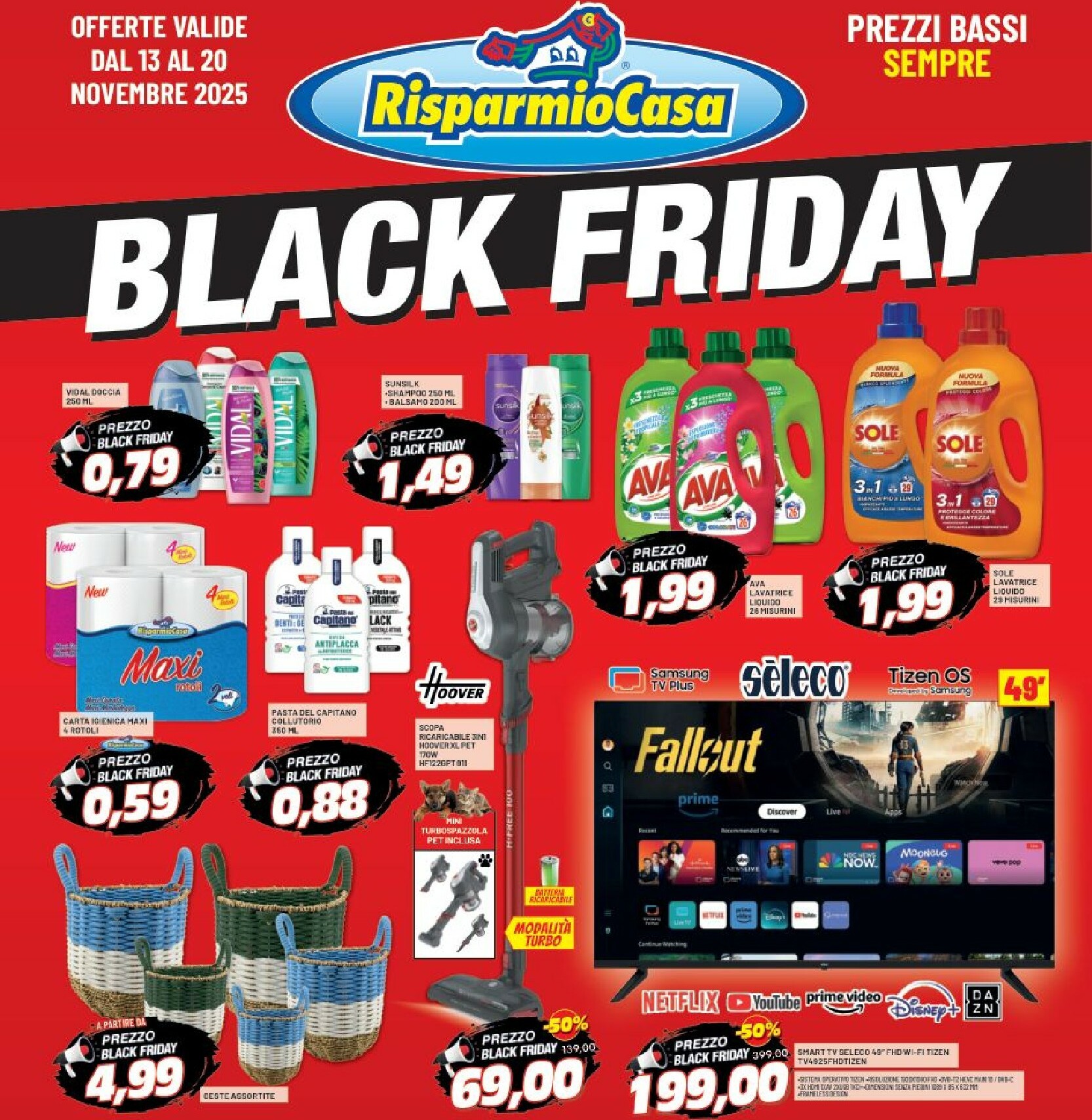 risparmio-casa - Volantino Risparmio Casa - Black Friday valido dal 13/11 al 20/11 - page: 1