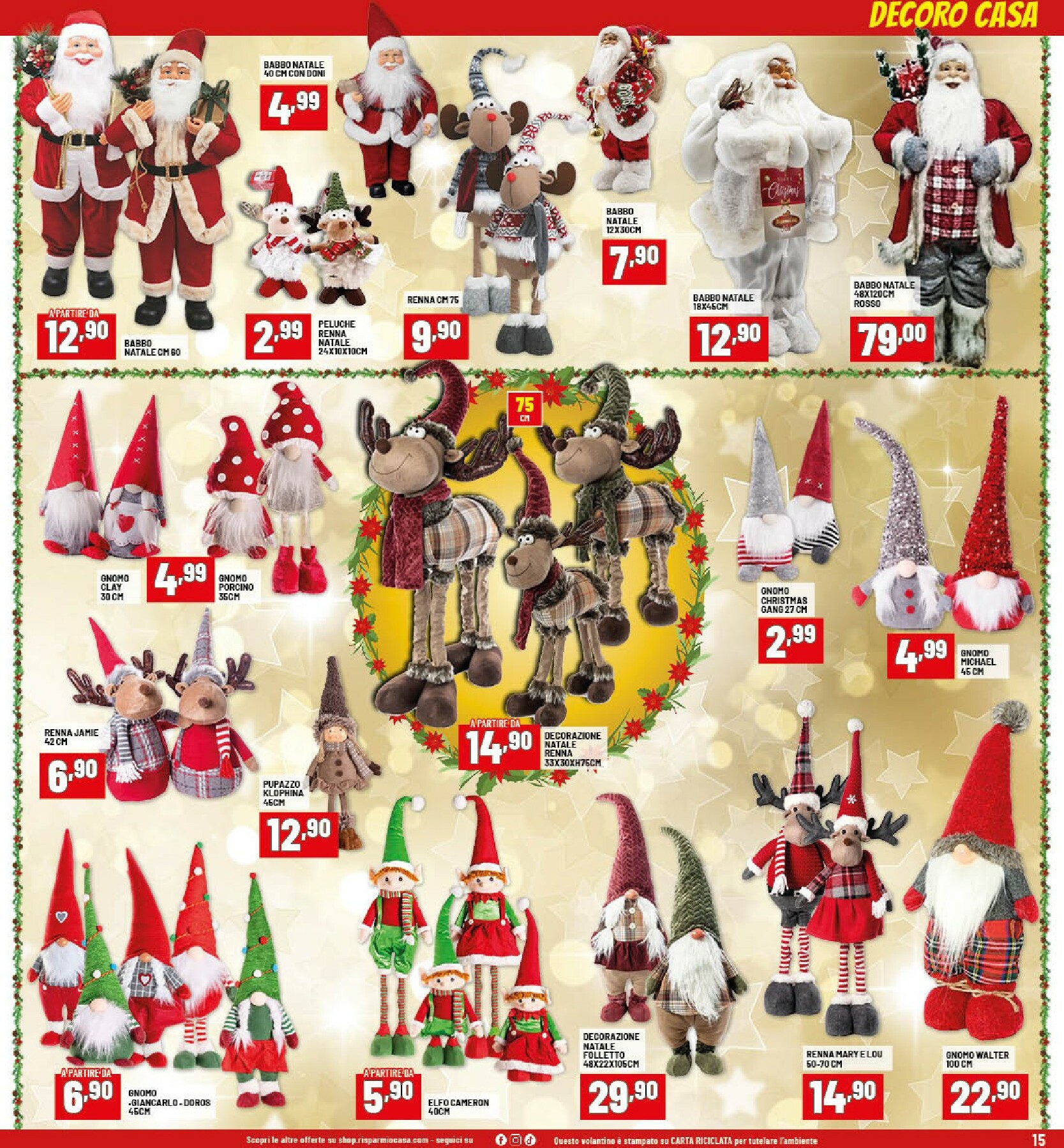 risparmio-casa - Volantino Risparmio Casa - Natale valido dal 26/11 al 20/12 - page: 15