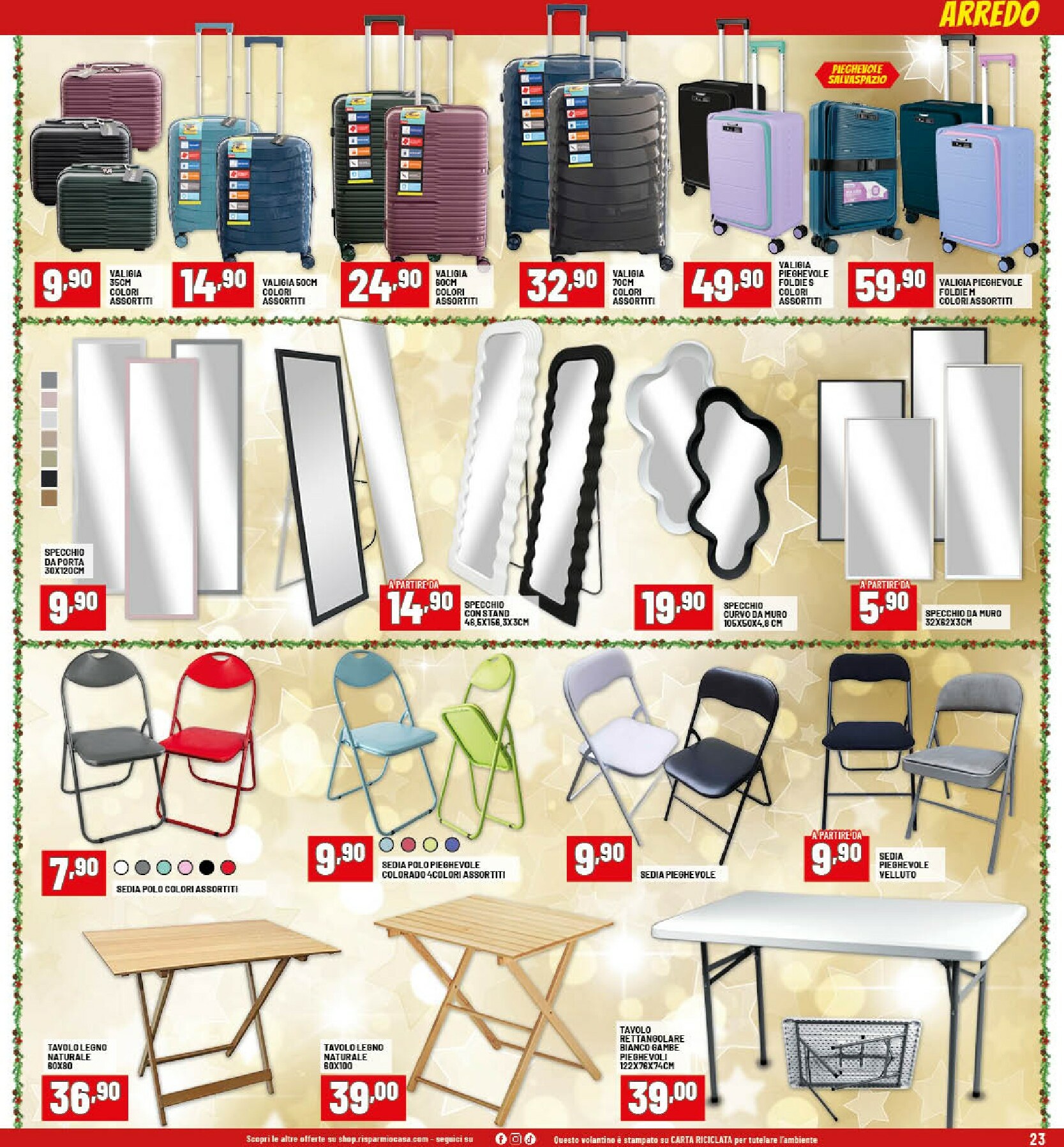 risparmio-casa - Volantino Risparmio Casa - Natale valido dal 26/11 al 20/12 - page: 23