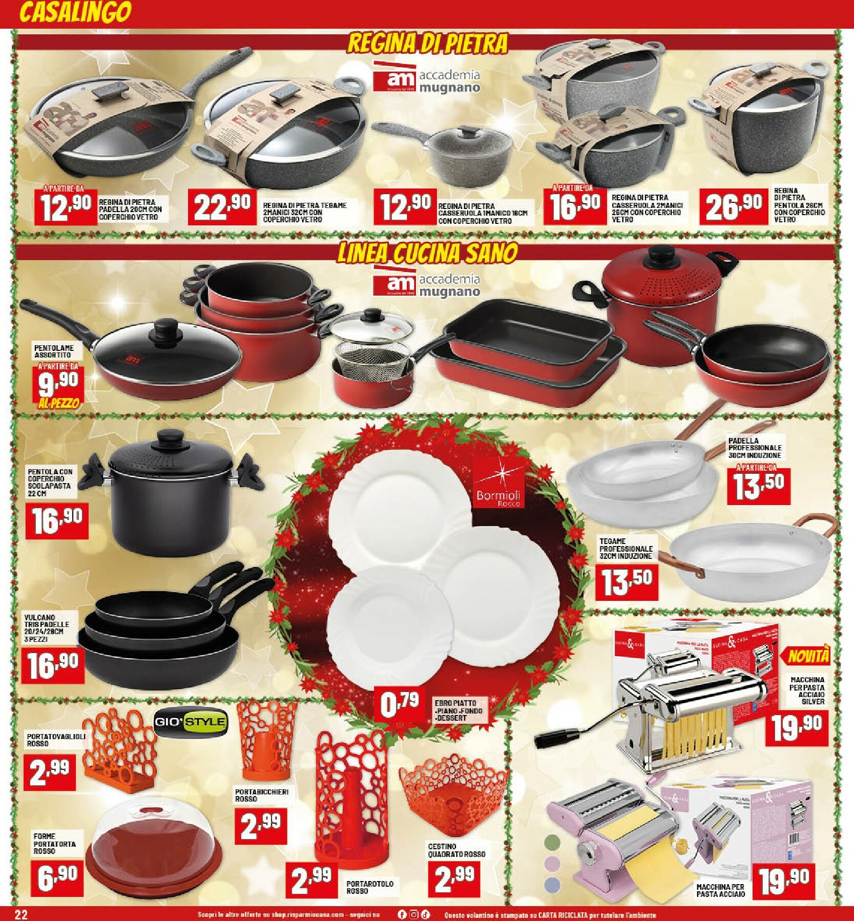 risparmio-casa - Volantino Risparmio Casa - Natale valido dal 26/11 al 20/12 - page: 22