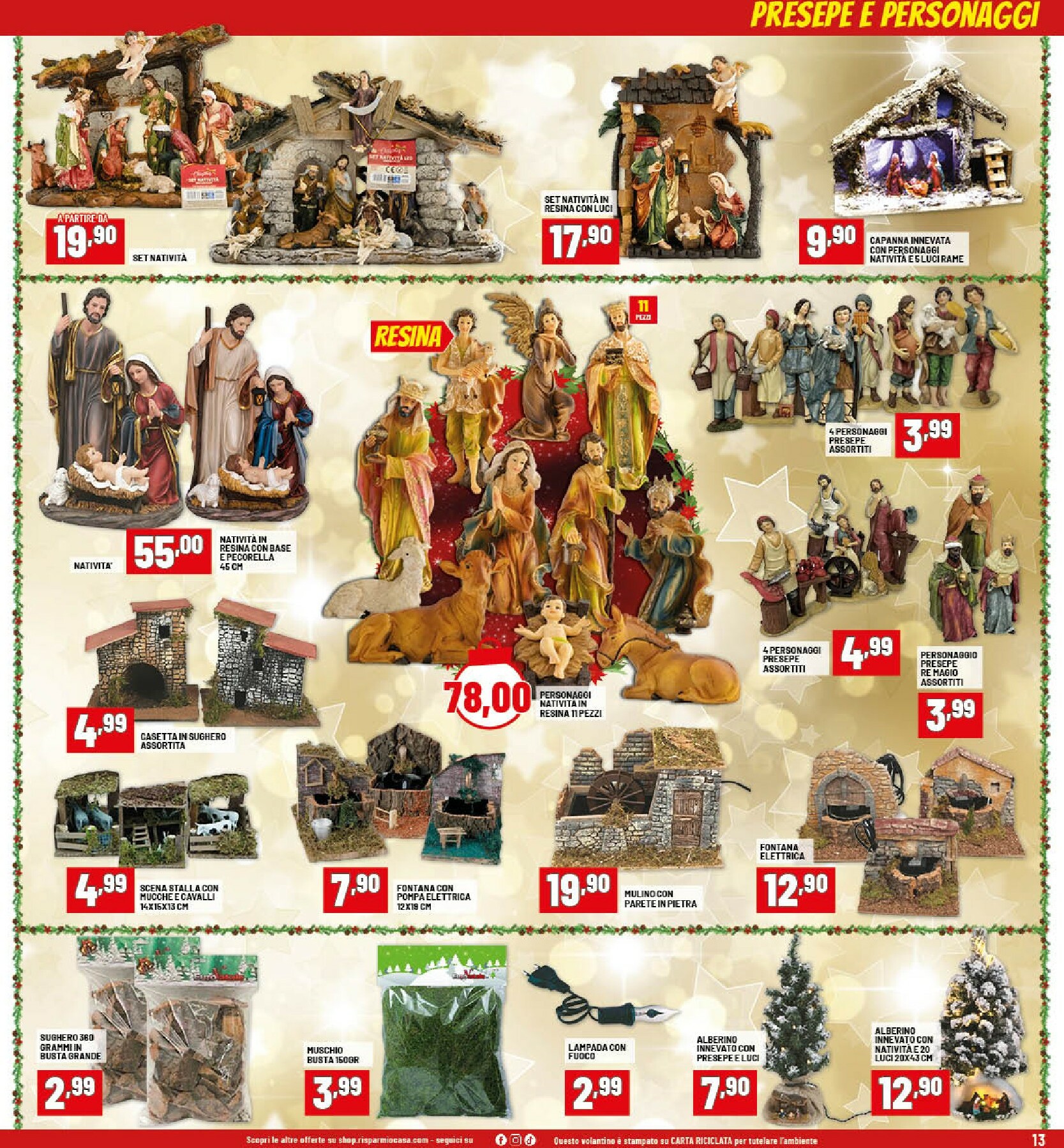 risparmio-casa - Volantino Risparmio Casa - Natale valido dal 26/11 al 20/12 - page: 13