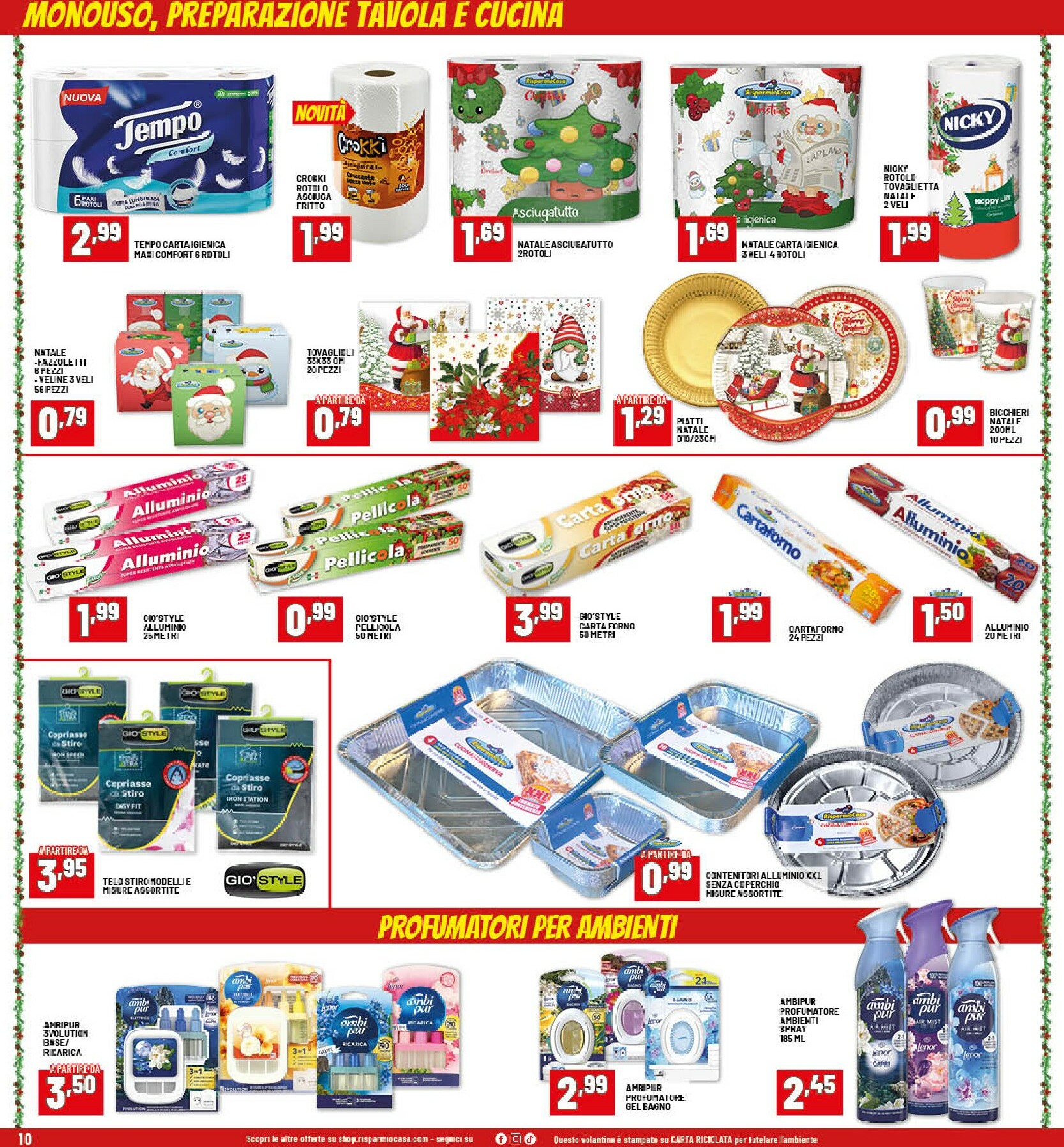 risparmio-casa - Volantino Risparmio Casa - Natale valido dal 26/11 al 20/12 - page: 10