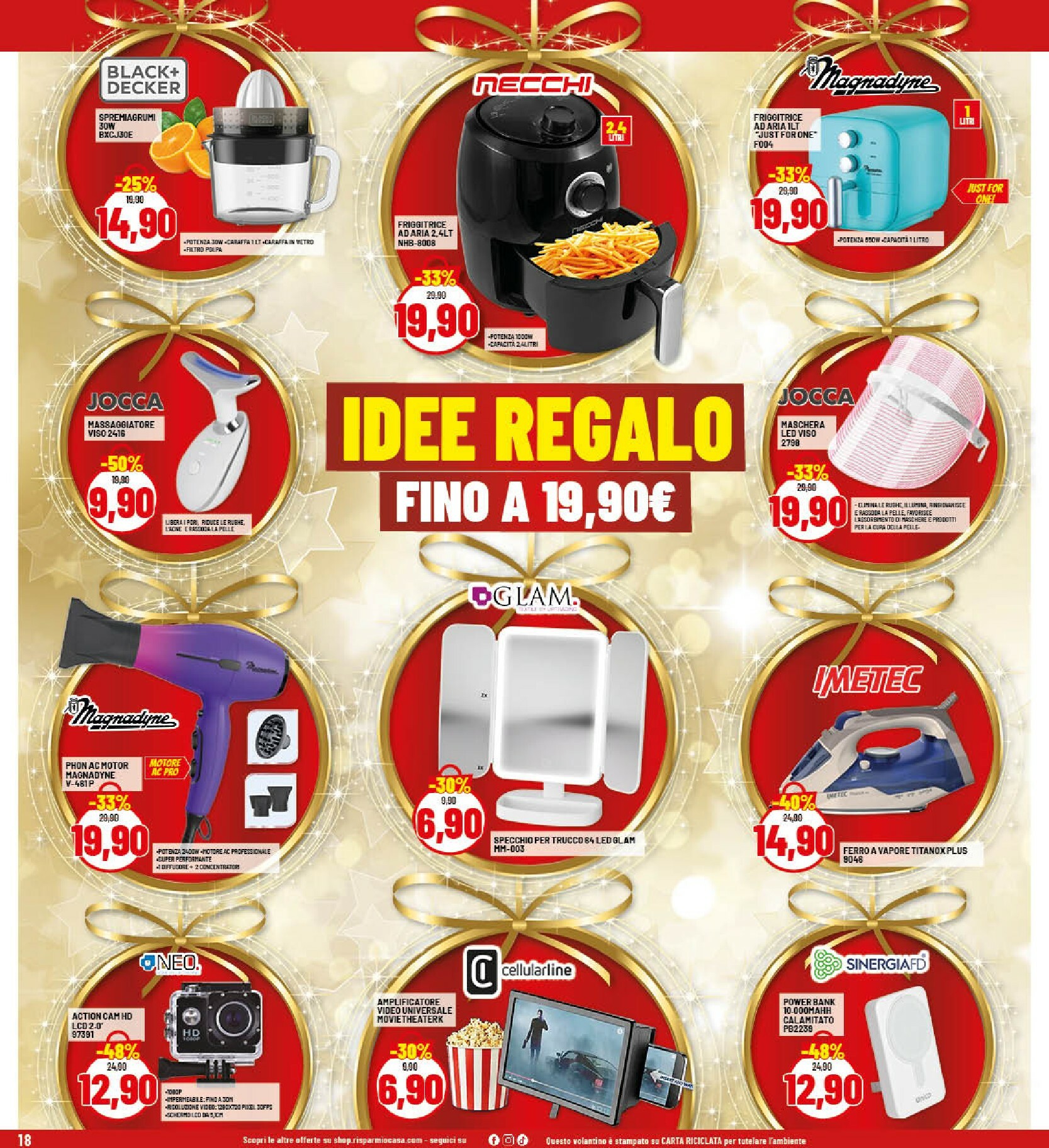 risparmio-casa - Volantino Risparmio Casa valido dal 22/12 al 04/01 - page: 18