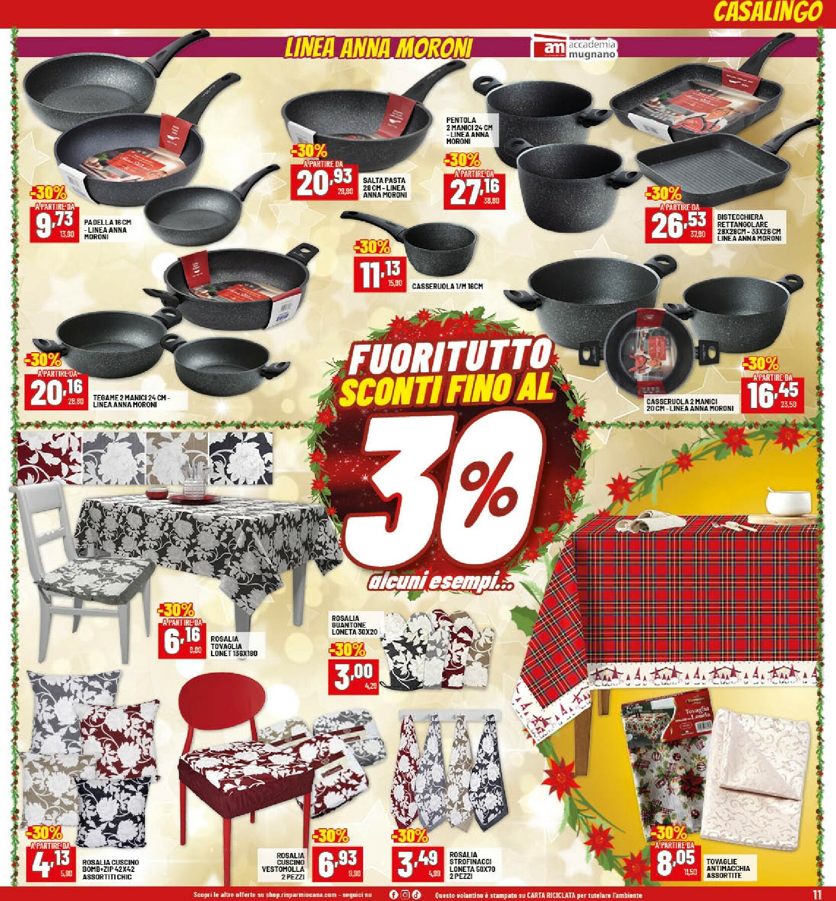 risparmio-casa - Volantino Risparmio Casa valido dal 22/12 al 04/01 - page: 11