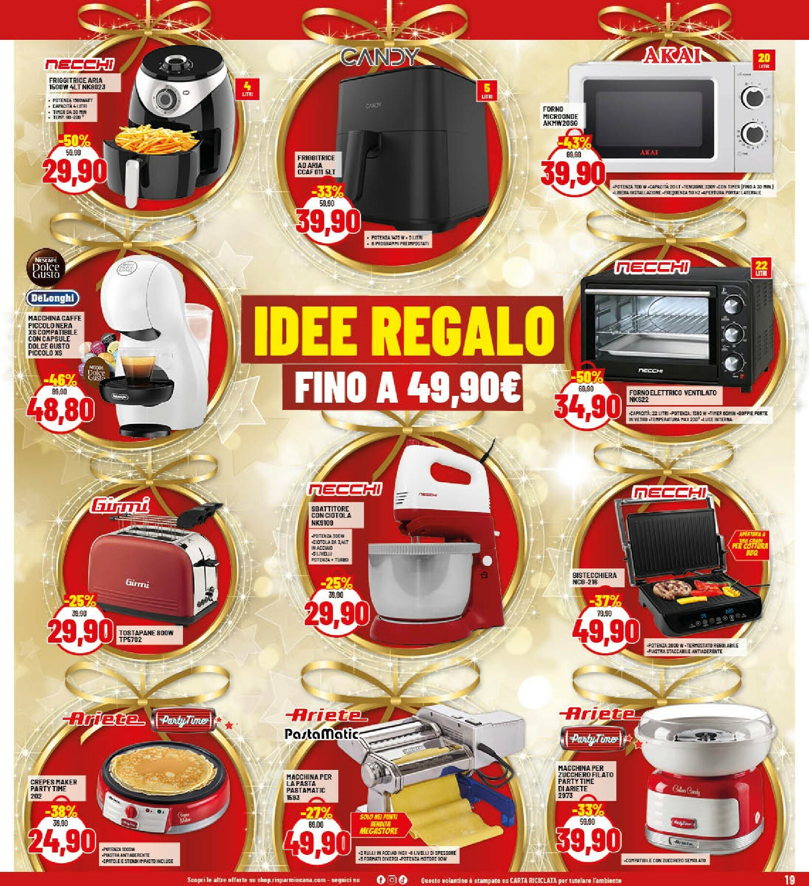 risparmio-casa - Volantino Risparmio Casa valido dal 22/12 al 04/01 - page: 19