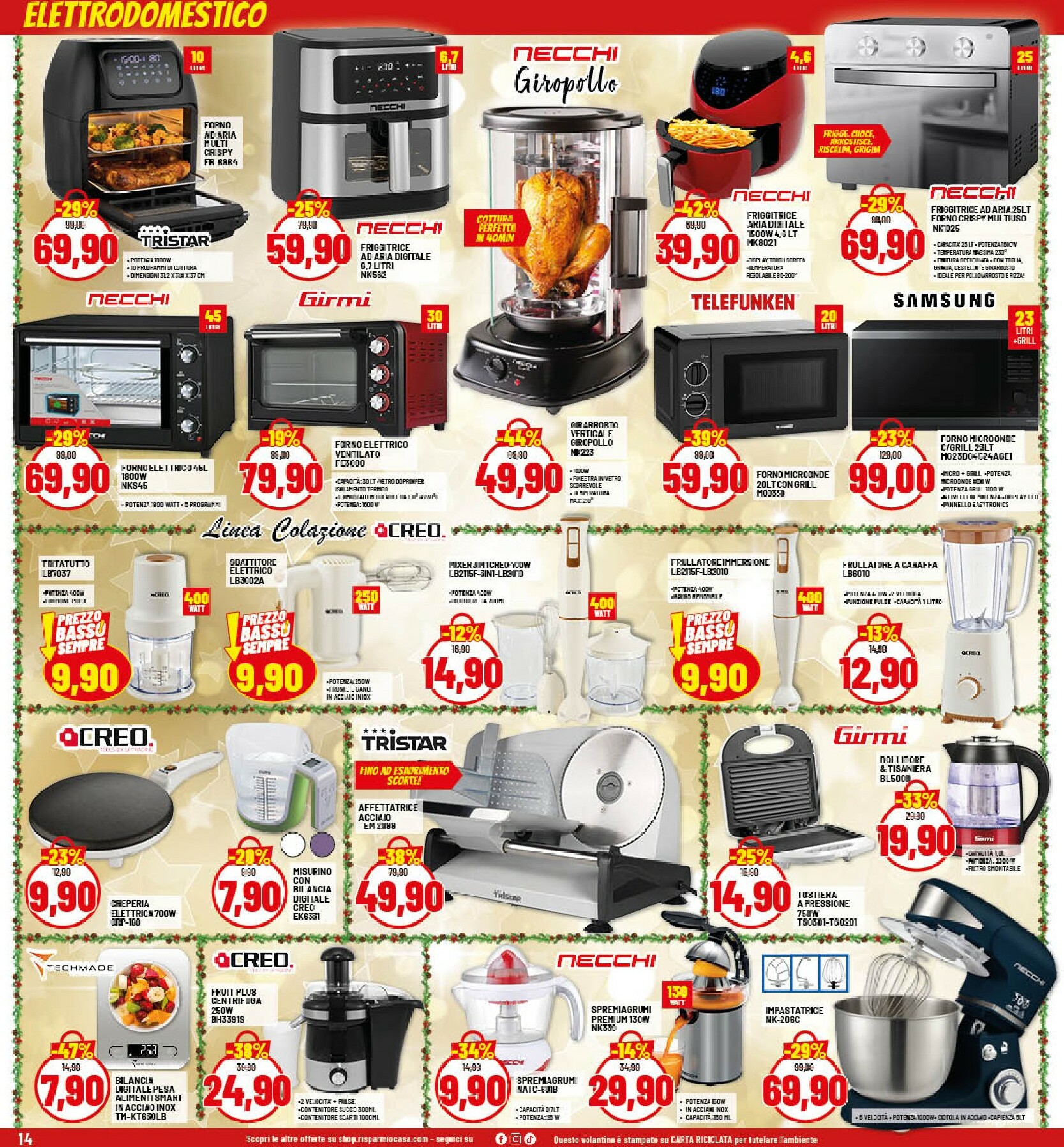 risparmio-casa - Volantino Risparmio Casa valido dal 22/12 al 04/01 - page: 14