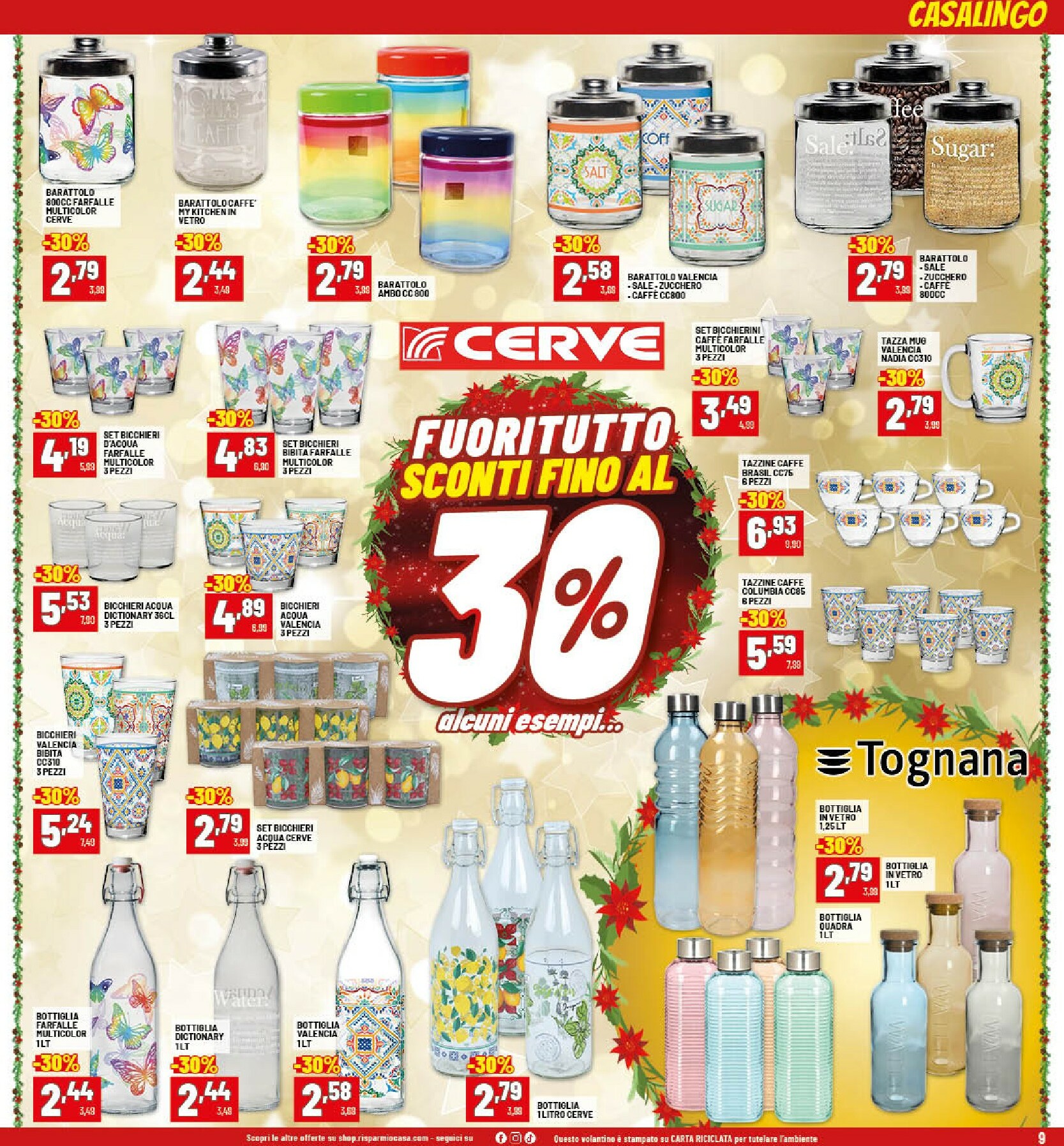 risparmio-casa - Volantino Risparmio Casa valido dal 22/12 al 04/01 - page: 9