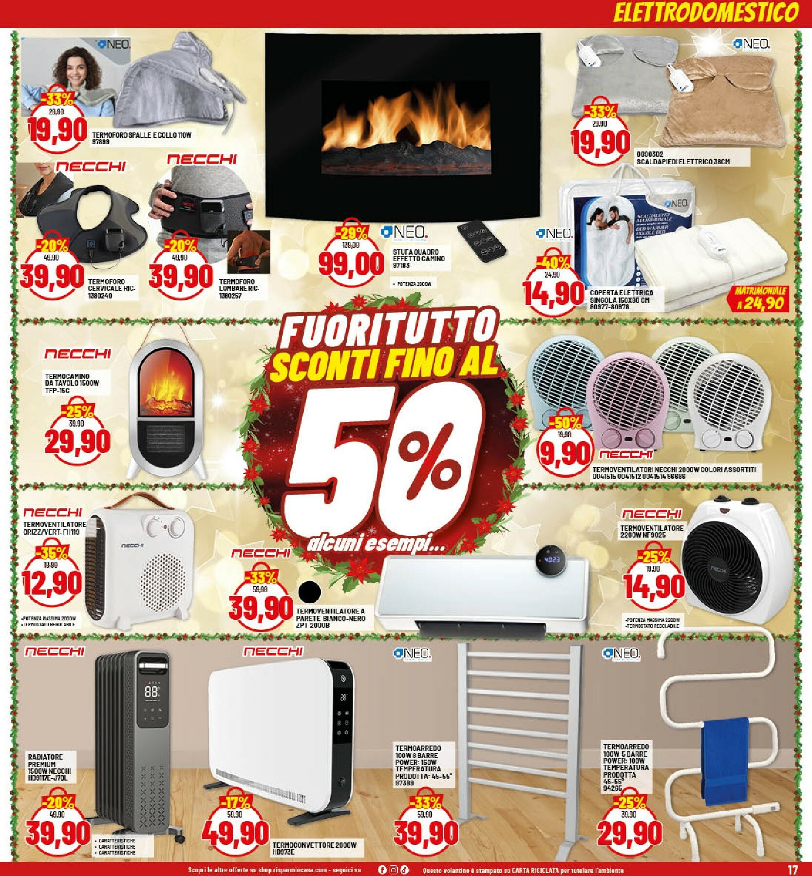 risparmio-casa - Volantino Risparmio Casa valido dal 22/12 al 04/01 - page: 17