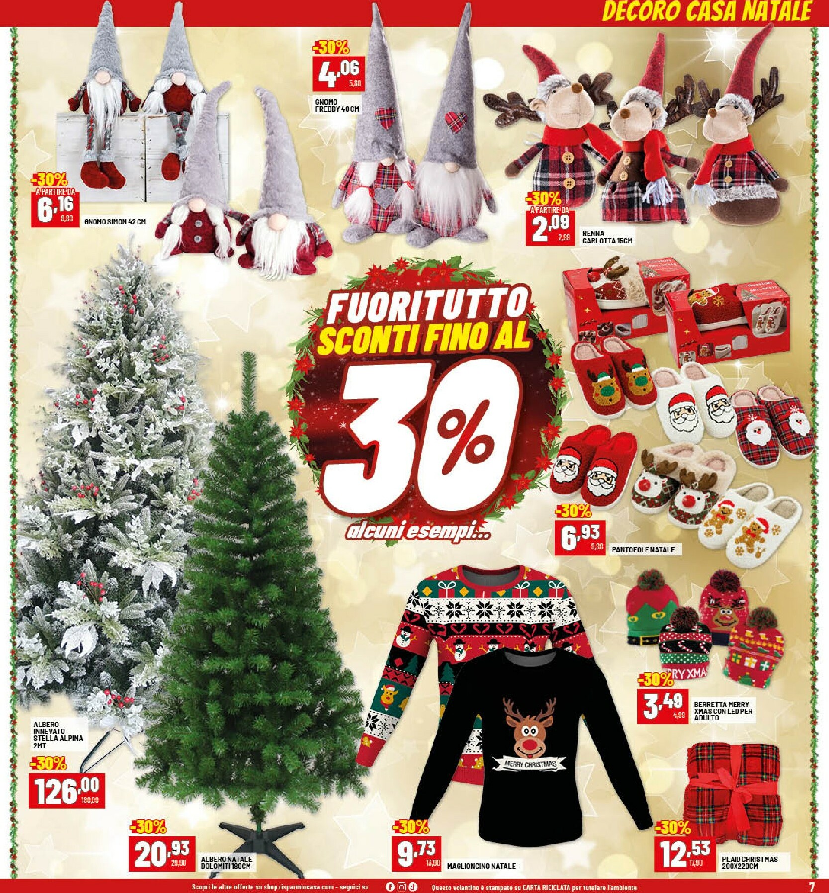 risparmio-casa - Volantino Risparmio Casa valido dal 22/12 al 04/01 - page: 7