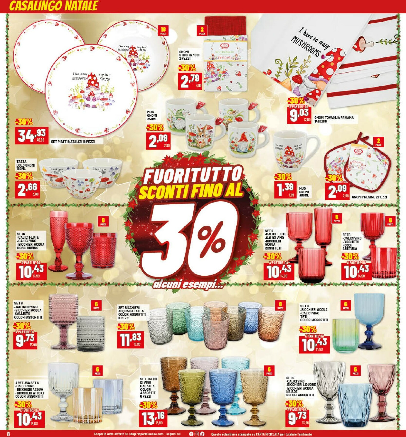 risparmio-casa - Volantino Risparmio Casa valido dal 22/12 al 04/01 - page: 8