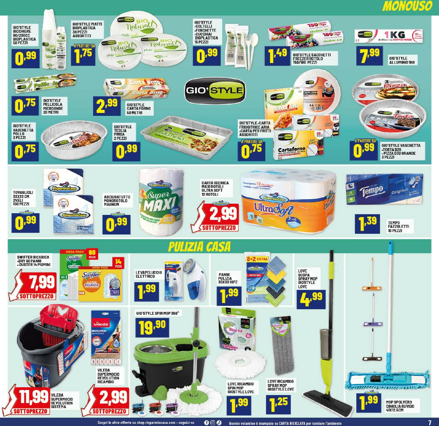 risparmio-casa - Volantino Risparmio Casa valido dal 24/01 al 08/02 - page: 7