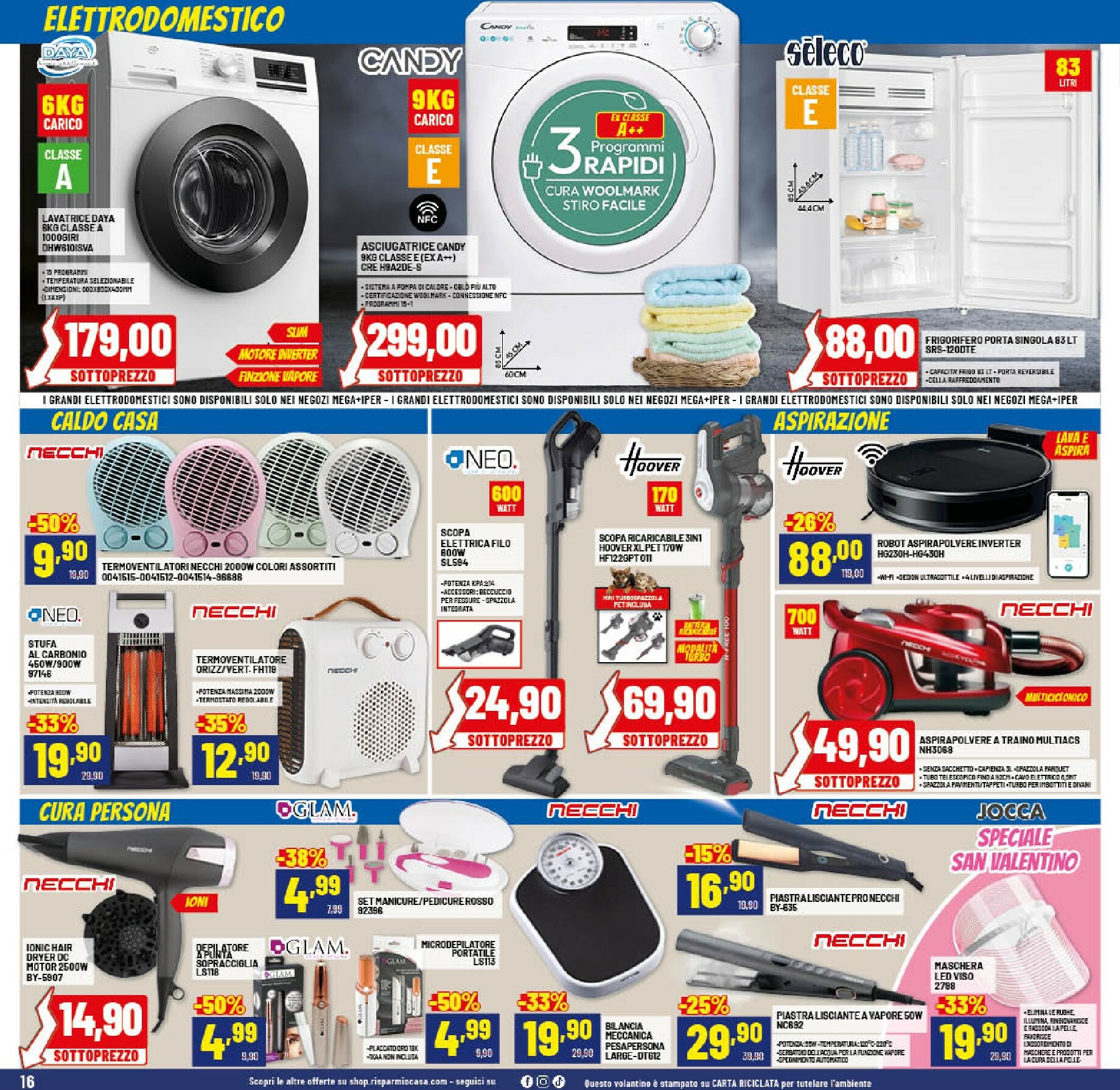 risparmio-casa - Volantino Risparmio Casa valido dal 24/01 al 08/02 - page: 16