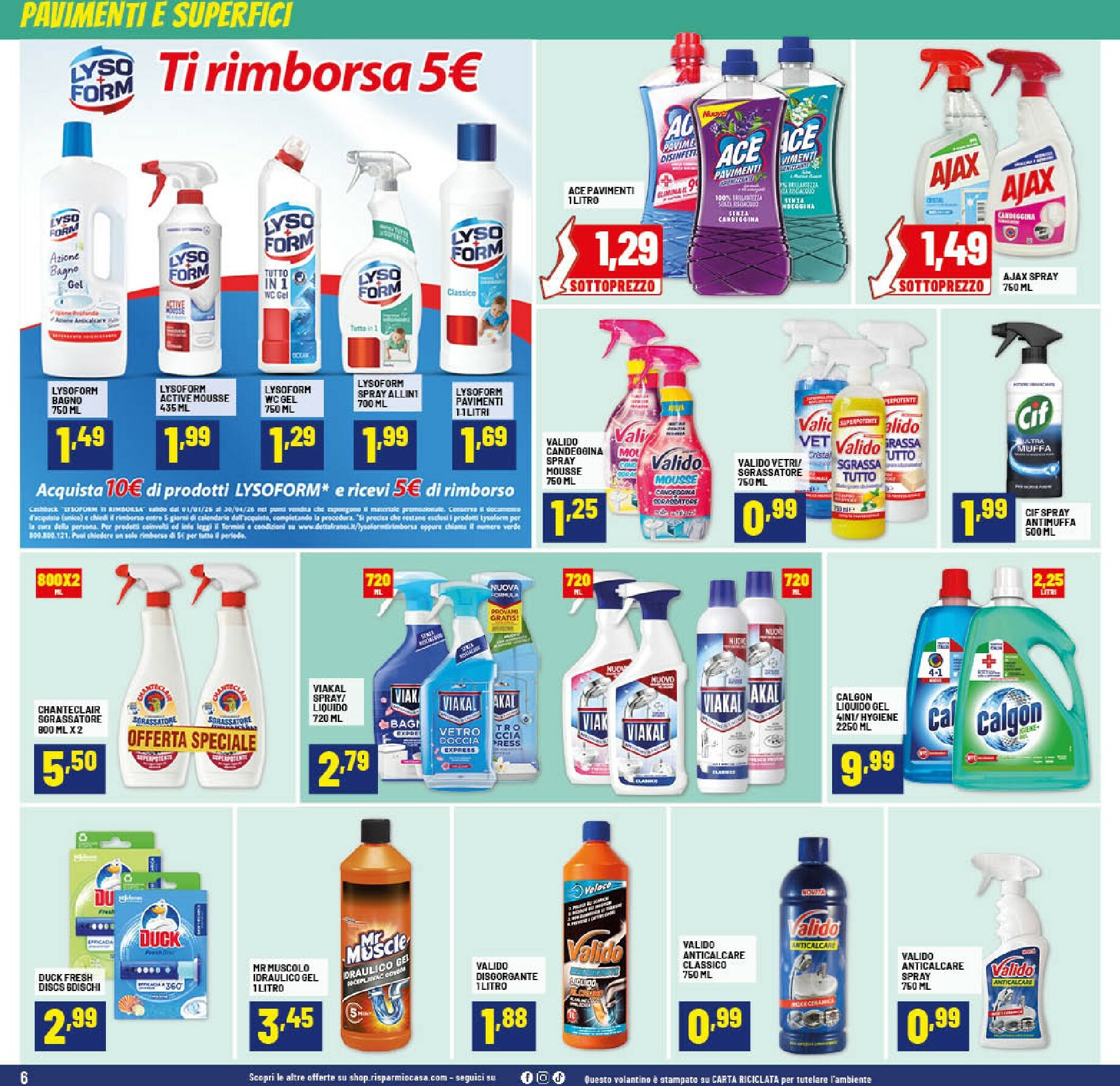 risparmio-casa - Volantino Risparmio Casa valido dal 24/01 al 08/02 - page: 6