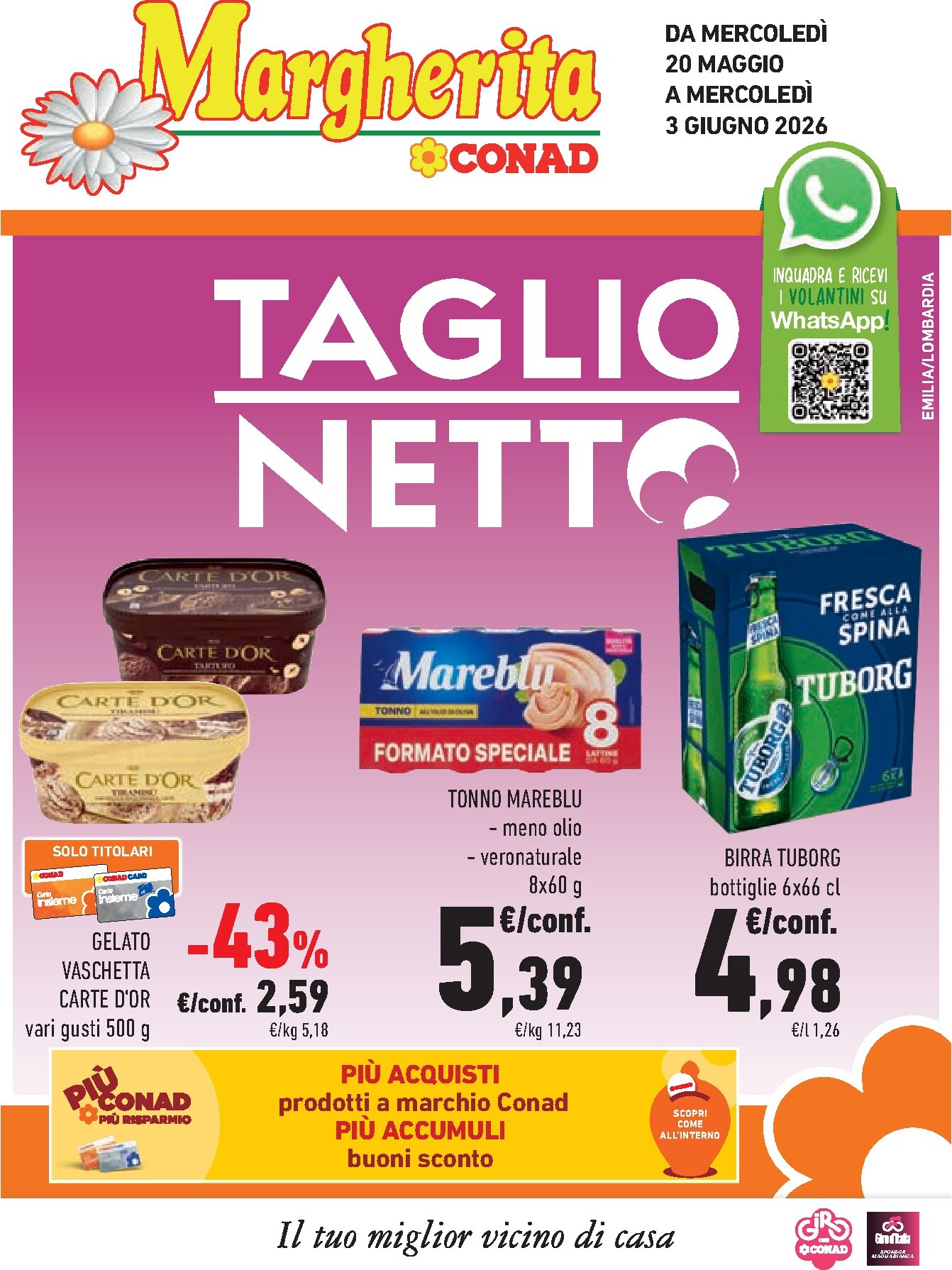 conad - Volantino attuale di Conad valido dal mercoledì 20/05/2026 al mercoledì 03/06/2026