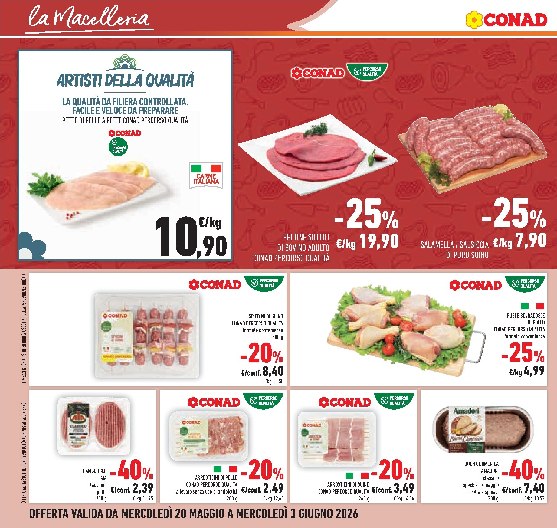 conad - Volantino attuale di Conad valido dal lunedì 25/05/2026 al mercoledì 03/06/2026 - page: 14