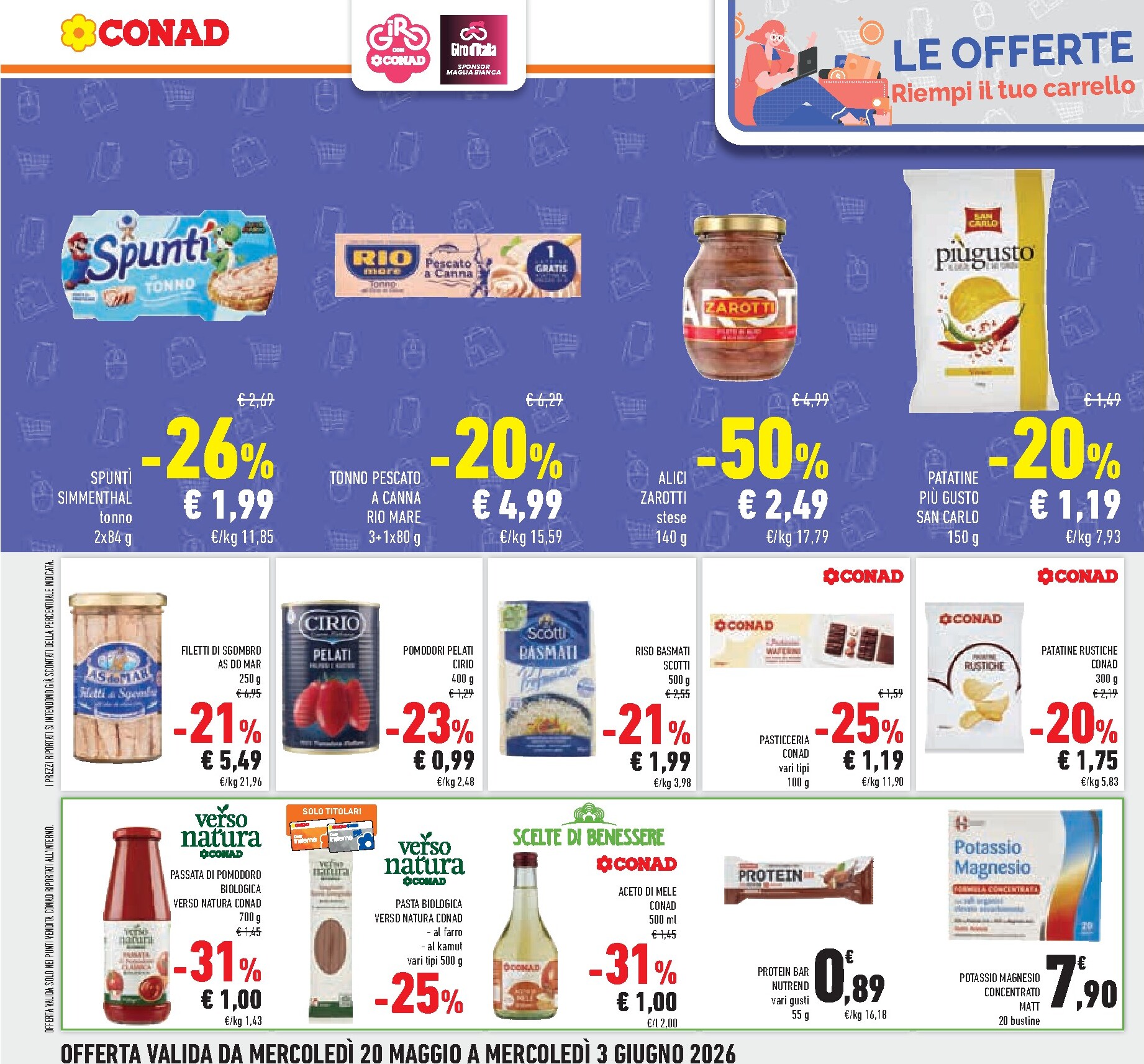 conad - Volantino attuale di Conad valido dal lunedì 25/05/2026 al mercoledì 03/06/2026 - page: 28