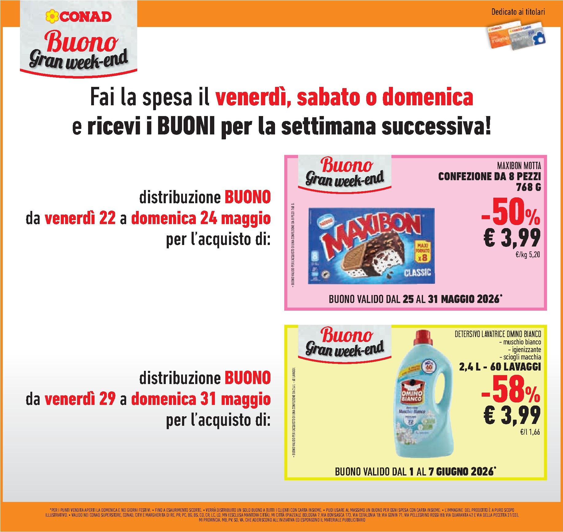 conad - Volantino attuale di Conad valido dal lunedì 25/05/2026 al mercoledì 03/06/2026 - page: 15