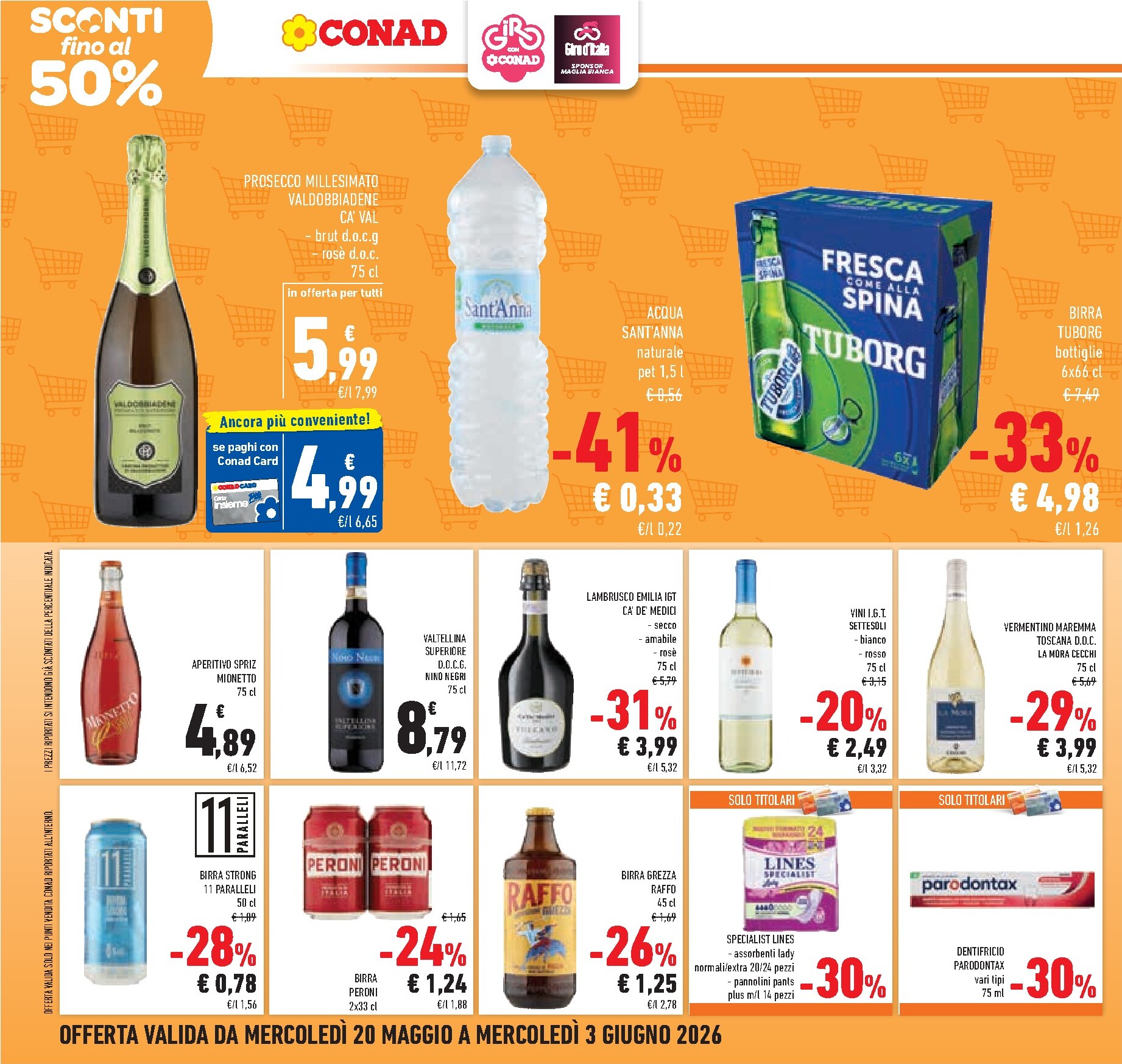 conad - Volantino attuale di Conad valido dal lunedì 25/05/2026 al mercoledì 03/06/2026 - page: 22