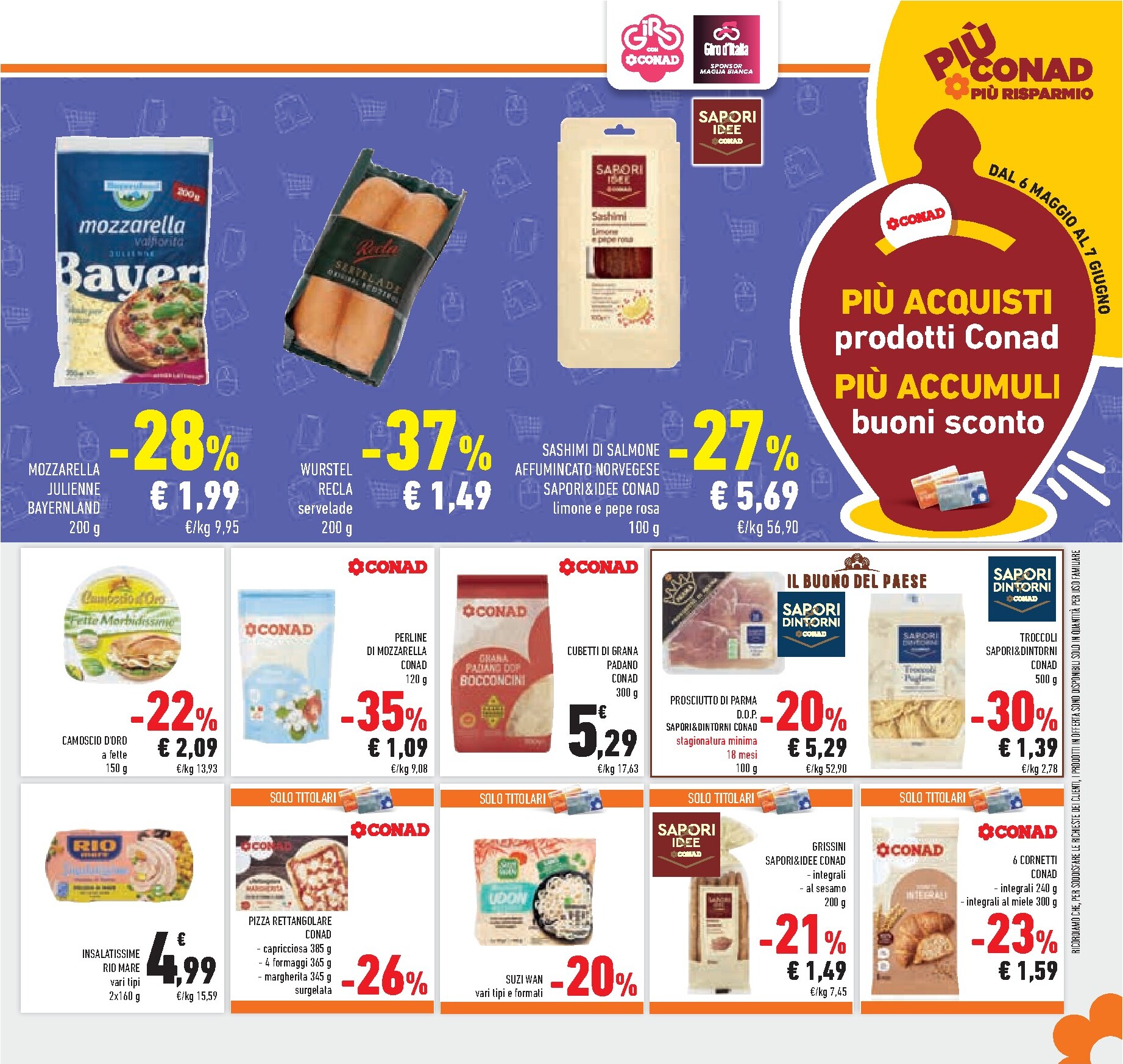 conad - Volantino attuale di Conad valido dal lunedì 25/05/2026 al mercoledì 03/06/2026 - page: 27