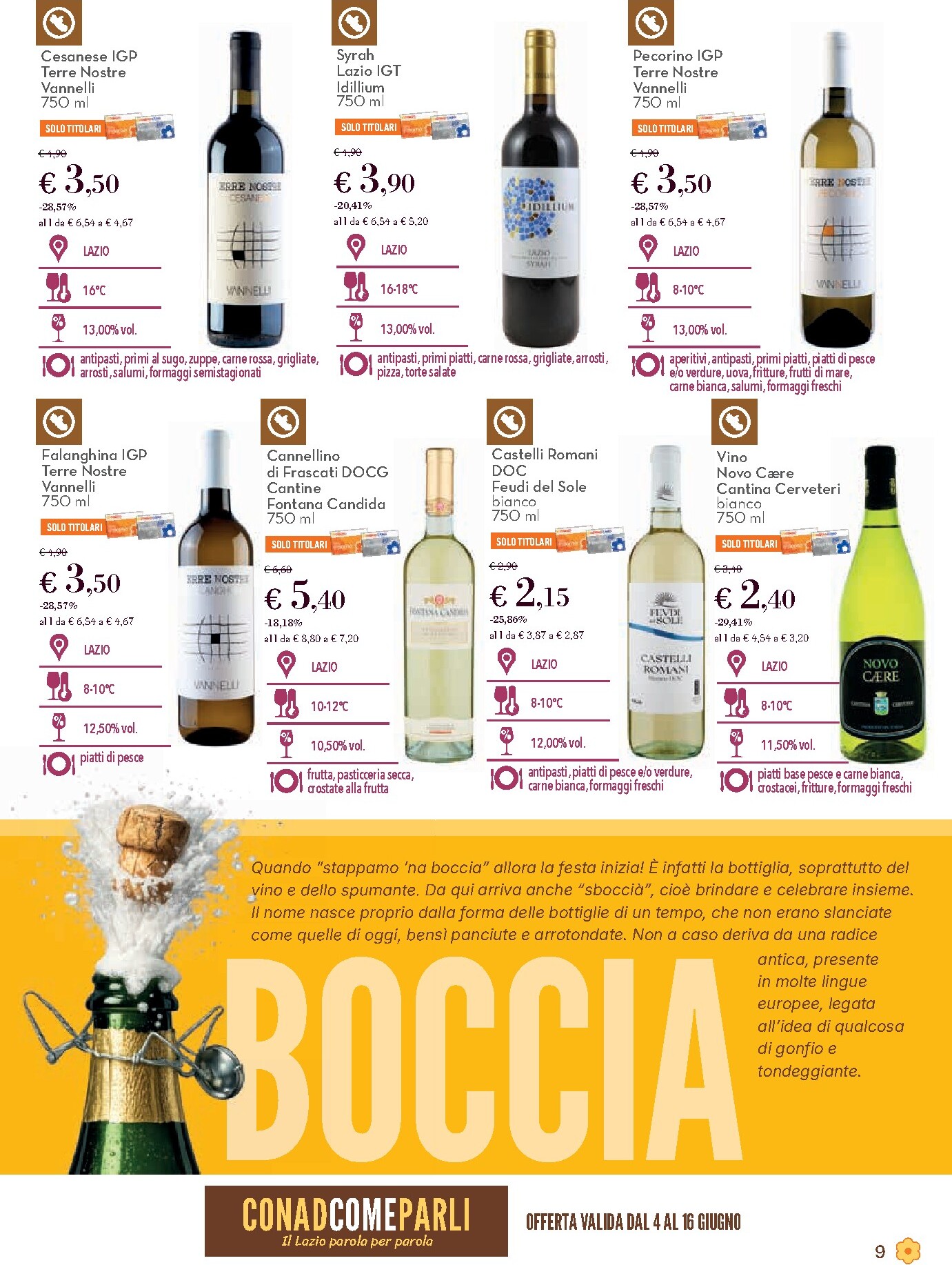 conad - Volantino Conad - Battilonta per la prossima settimana dal giovedì 04/06/2026 al martedì 16/06/2026 - page: 9