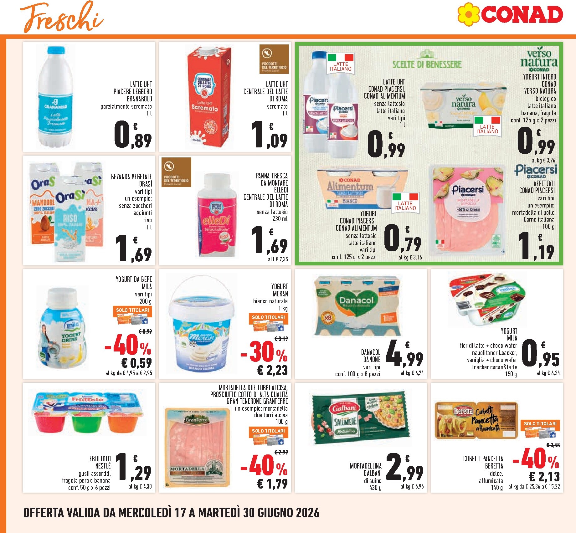 conad - Volantino Conad per la prossima settimana dal mercoledì 17/06/2026 al martedì 30/06/2026 - page: 8