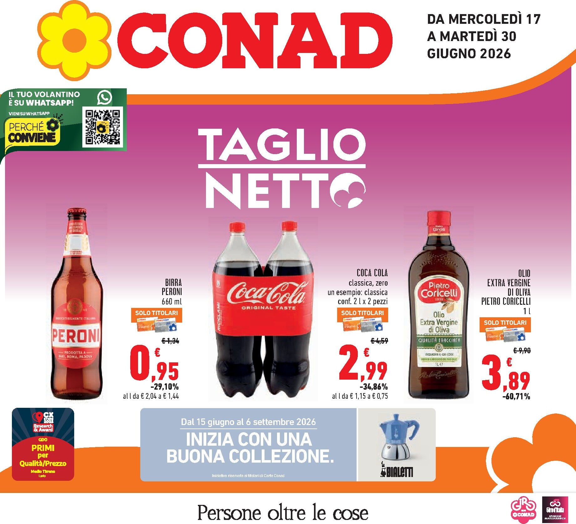 conad - Volantino Conad per la prossima settimana dal mercoledì 17/06/2026 al martedì 30/06/2026 - page: 1
